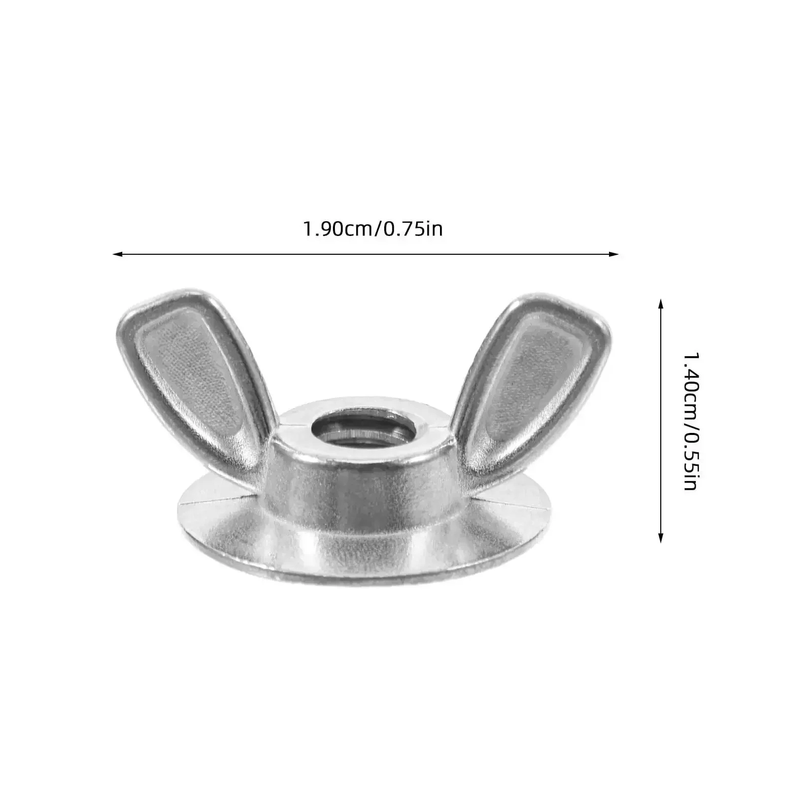 Beefy Heavy Duty Hurricane Shutter Wing Nuts 20 Pack One Quarter Twenty Threaded Wing Nut Driver Tool With Washers Storm Shutter Bolts For Metal Frame Beds And Scuba Backplates - Image 2
