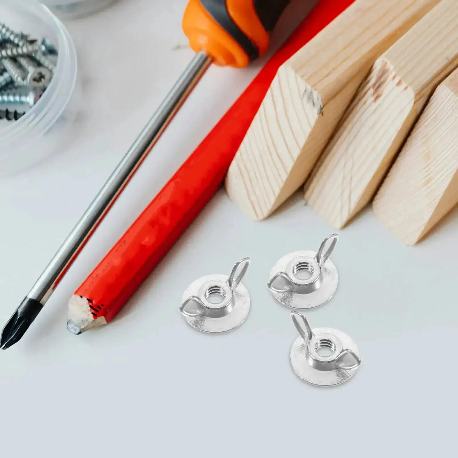 Beefy Heavy Duty Hurricane Shutter Wing Nuts 20 Pack One Quarter Twenty Threaded Wing Nut Driver Tool With Washers Storm Shutter Bolts For Metal Frame Beds And Scuba Backplates - Image 7