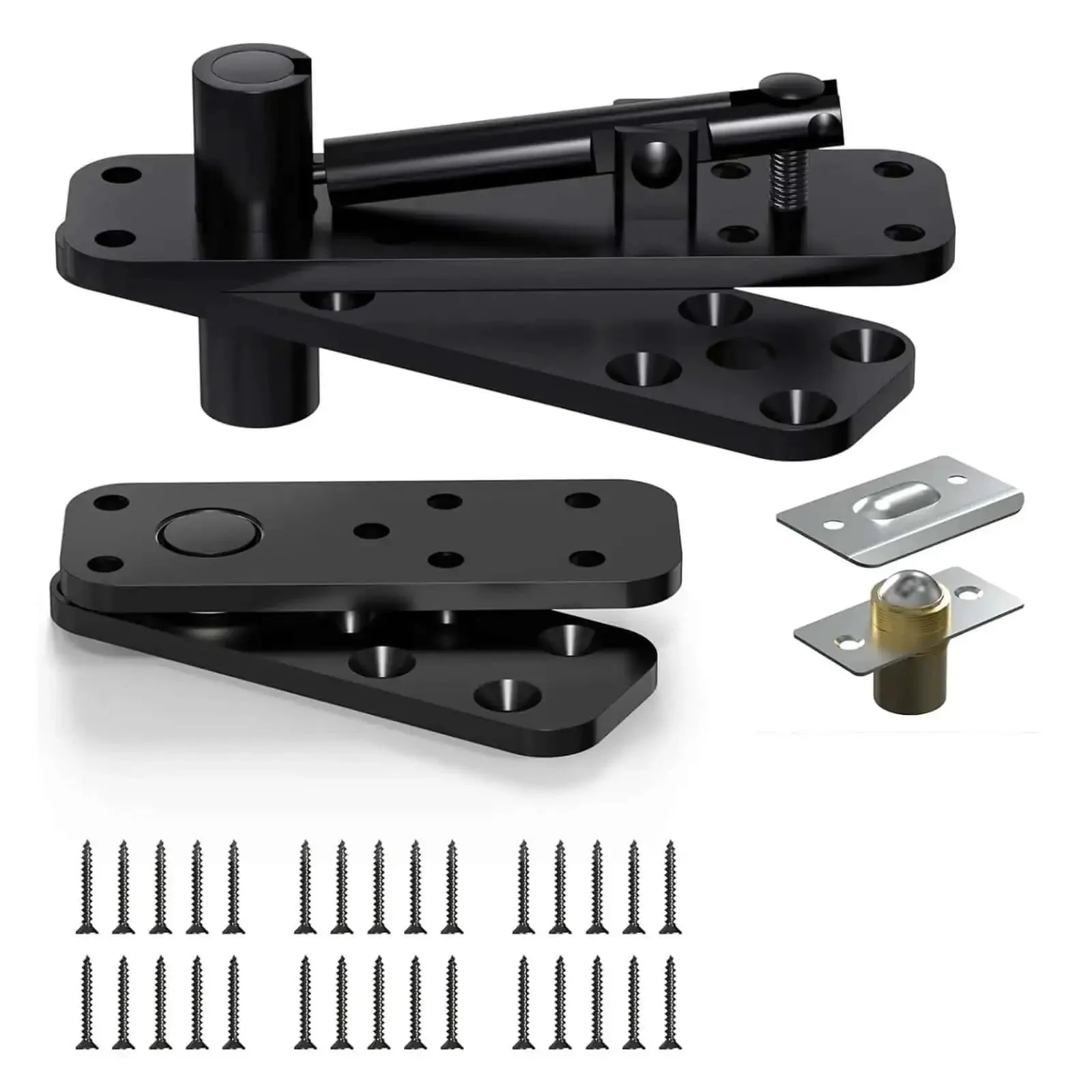 Beefy Heavy Duty Invisible Door Hinges For Wooden Secret Doors, Concealed Door Hardware, Hidden Hinge Set For Smooth Operation, One Color Finish, With Easy Install And Long Lasting Performance