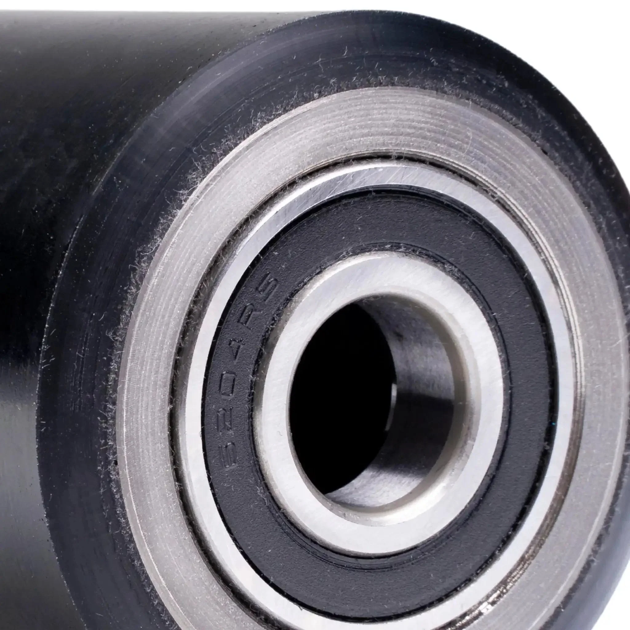Beefy Heavy Duty Pallet Jack Wheels Set 2 Pcs, 3 By 3.75 Inches, 20mm Bore, Poly Tread on Steel, Black Finish, Grade A Bearings, Replacement Wheels for Pallet Jacks and Dock Trucks - Image 2