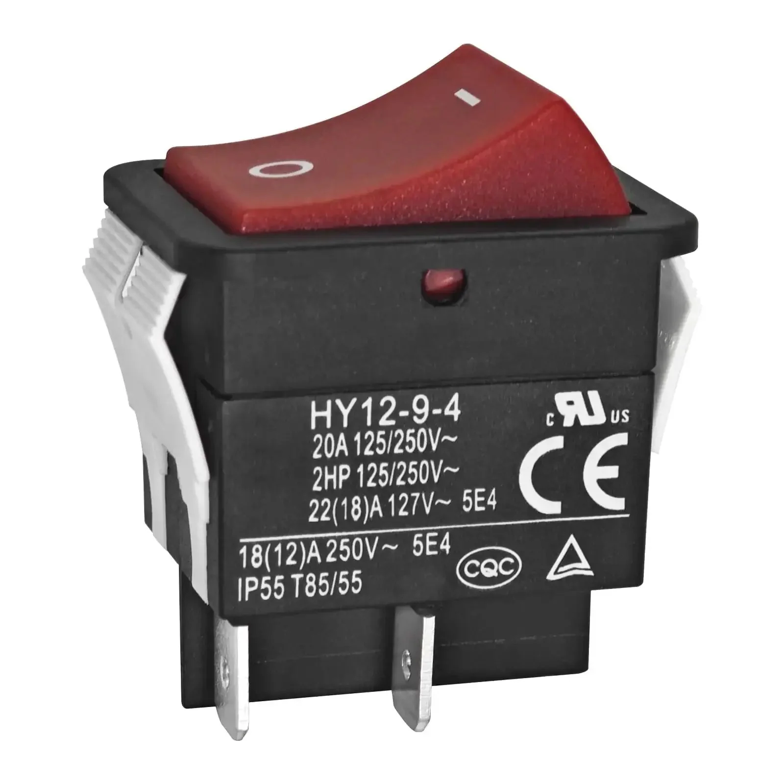 Beefy Heavy Duty Rocker On Off Switch 4 Pin IP55 125/250V 20A 2HP For Welding Machines And Household Appliances Durable RoHS Compliant Weather Resistant High Power Switch Ready For Tough Jobs