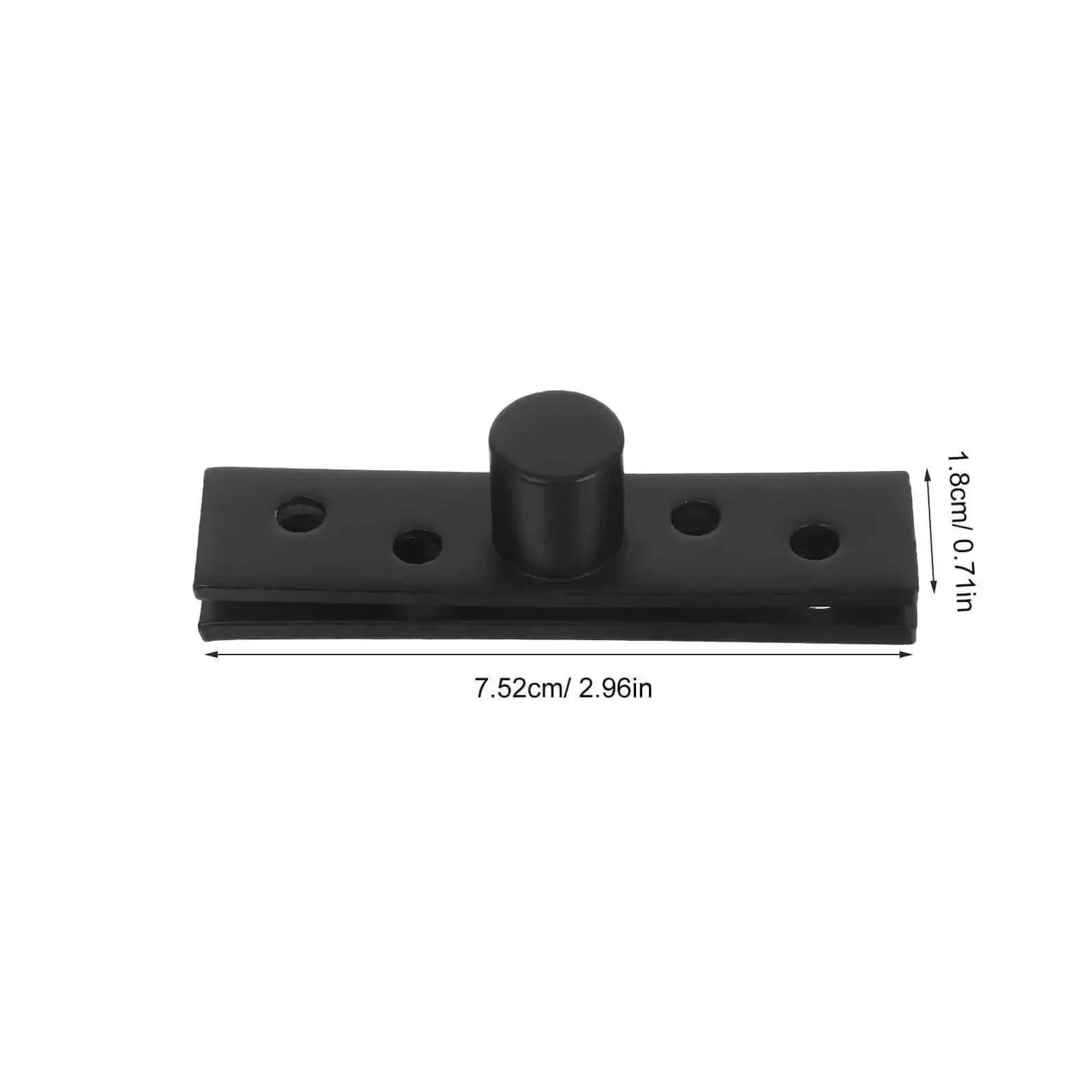 Beefy Heavy Duty Stainless Steel Concealed Pivot Door Hinges, 360 Degree Rotation, Hidden Cabinet Hardware With Black Center Shaft, Built For Furniture And Secret Doors - Image 9