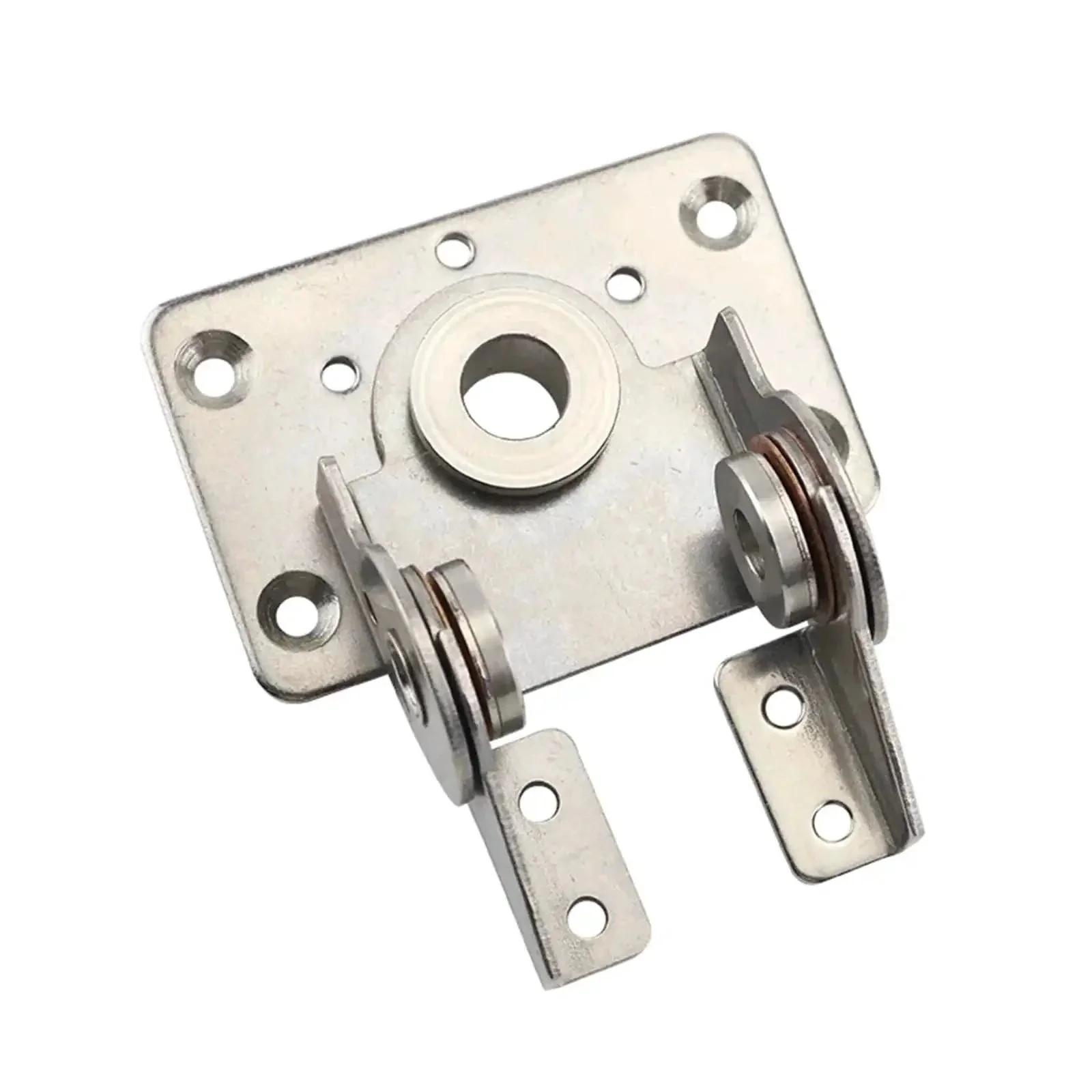 Beefy Heavy Duty Stainless Steel Damping Bilateral Torque Hinges For Gates Quiet Self Closing Adjustable Torsion One Pack Corrosion Resistant Outdoor Hardware Smooth Movement Low Friction Reliable Gate Hardware