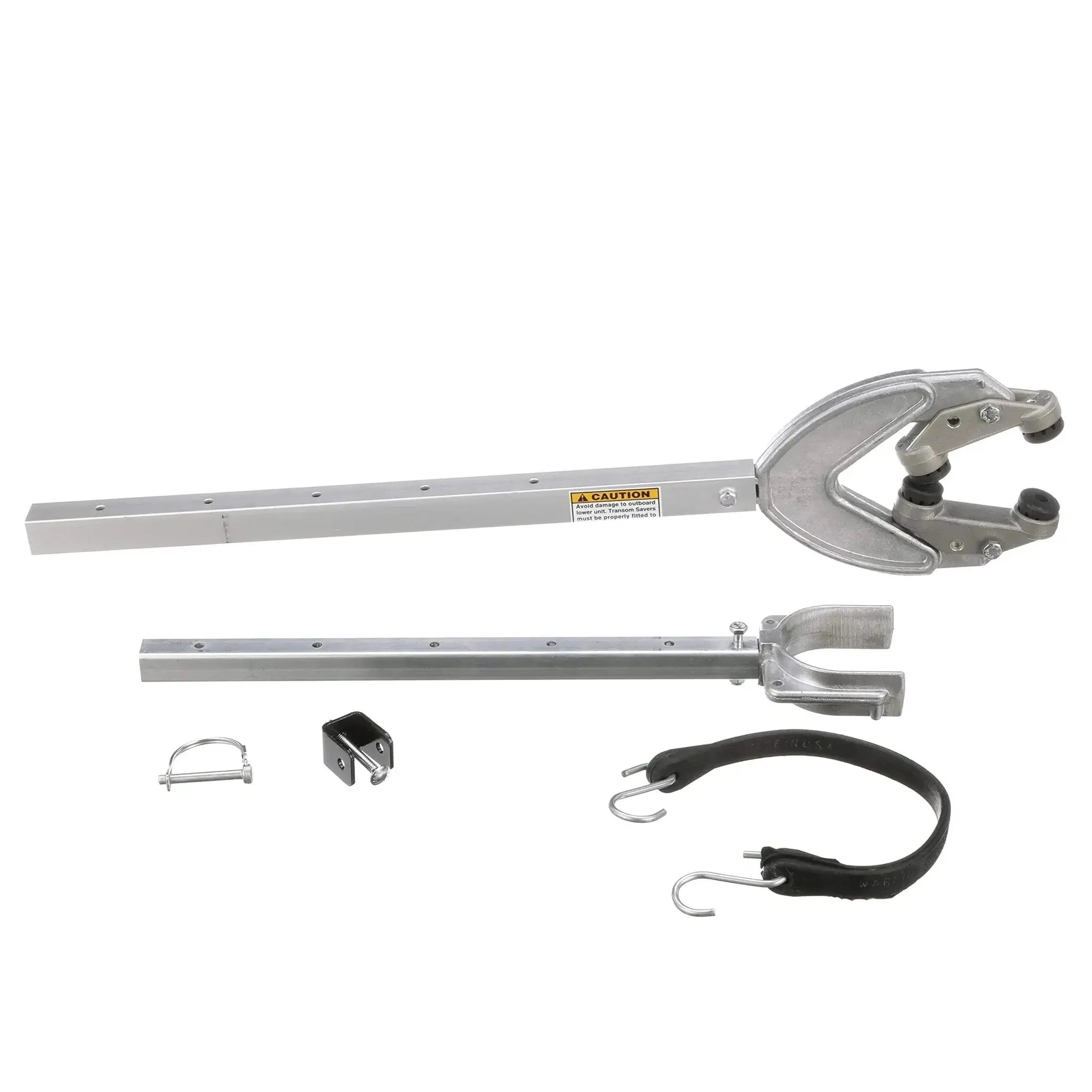 Beefy Heavy Duty Transom Saver Adjustable From 24 To 36 Inches With Roller Head And Trailer Mounts Keeps Your Boat Outboard Secure During Trailering And Reduces Transom Stress And Cantilever Load