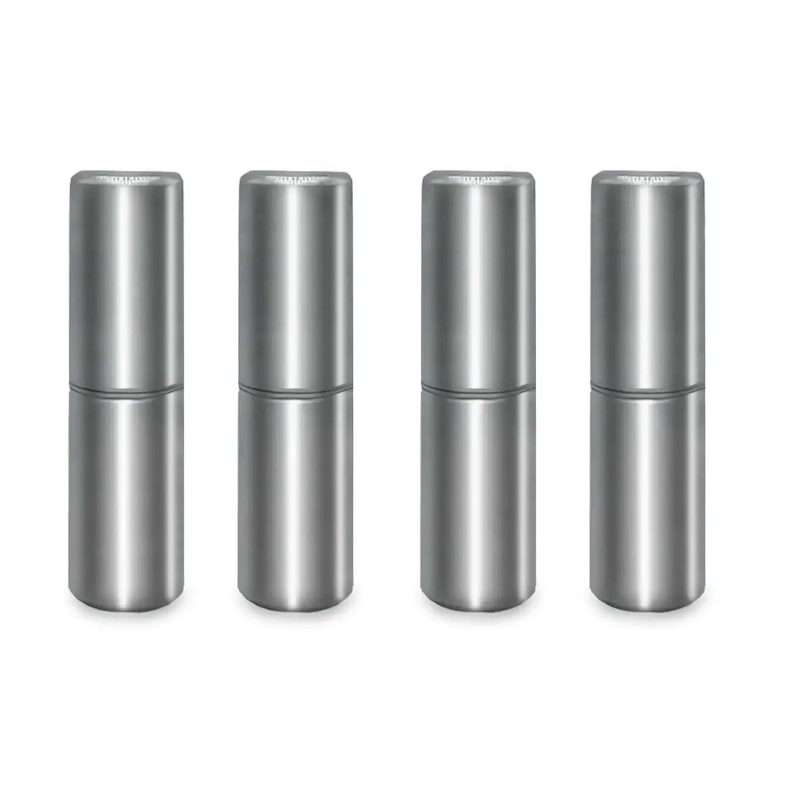 Beefy Heavy Duty Weld On Barrel Hinges Three Inch Long By Three Quarter Inch Wide 304 Stainless Steel 500 Lb Load Capacity With 360 Degree Rotation Detachable Door Hinges For Metal Swing Doors Windows Trailers Gates