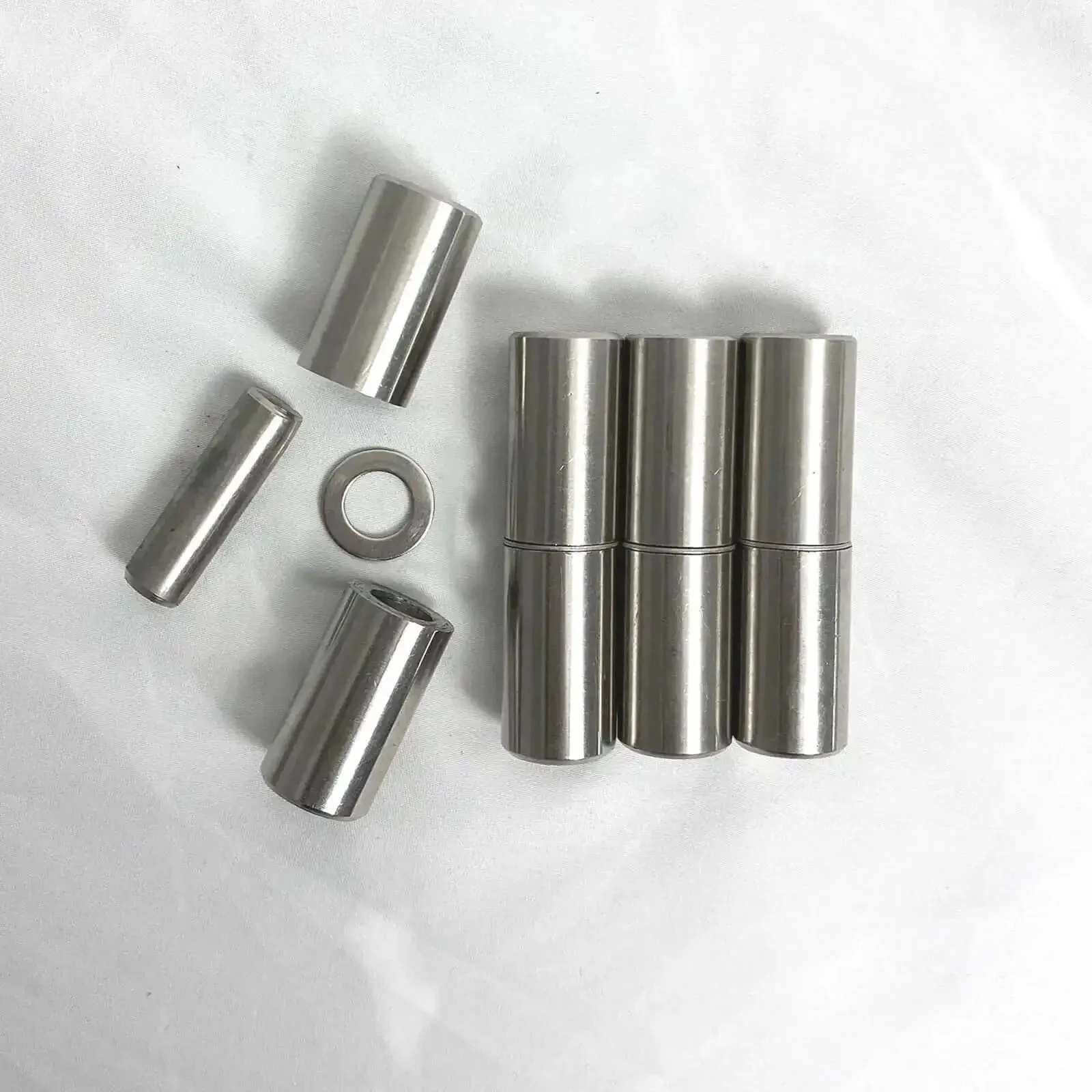 Beefy Heavy Duty Weld On Barrel Hinges Three Inch Long By Three Quarter Inch Wide 304 Stainless Steel 500 Lb Load Capacity With 360 Degree Rotation Detachable Door Hinges For Metal Swing Doors Windows Trailers Gates - Image 3