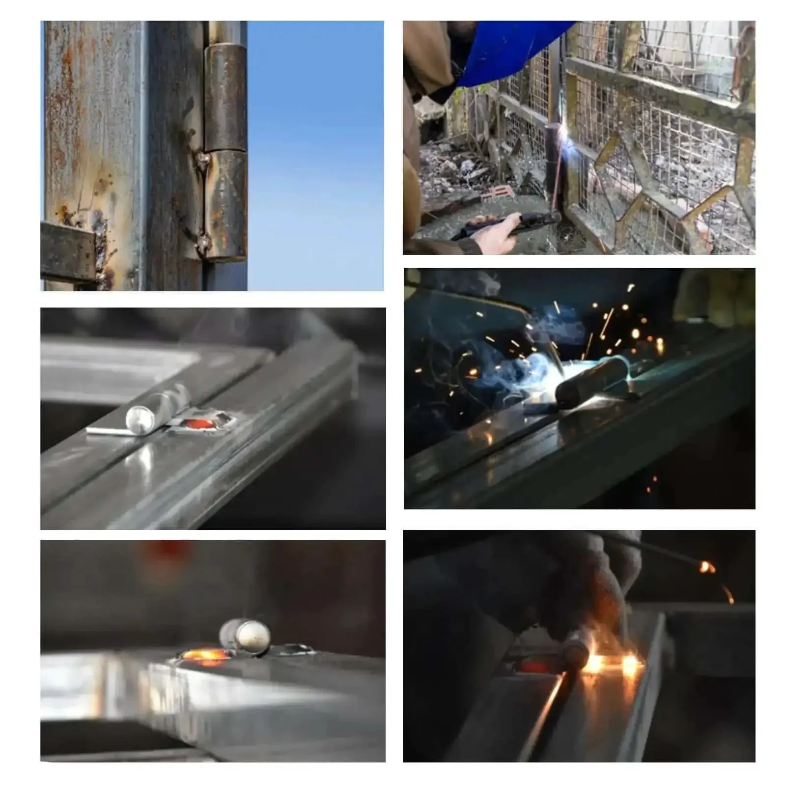 Beefy Heavy Duty Weld On Barrel Hinges Three Inch Long By Three Quarter Inch Wide 304 Stainless Steel 500 Lb Load Capacity With 360 Degree Rotation Detachable Door Hinges For Metal Swing Doors Windows Trailers Gates - Image 5