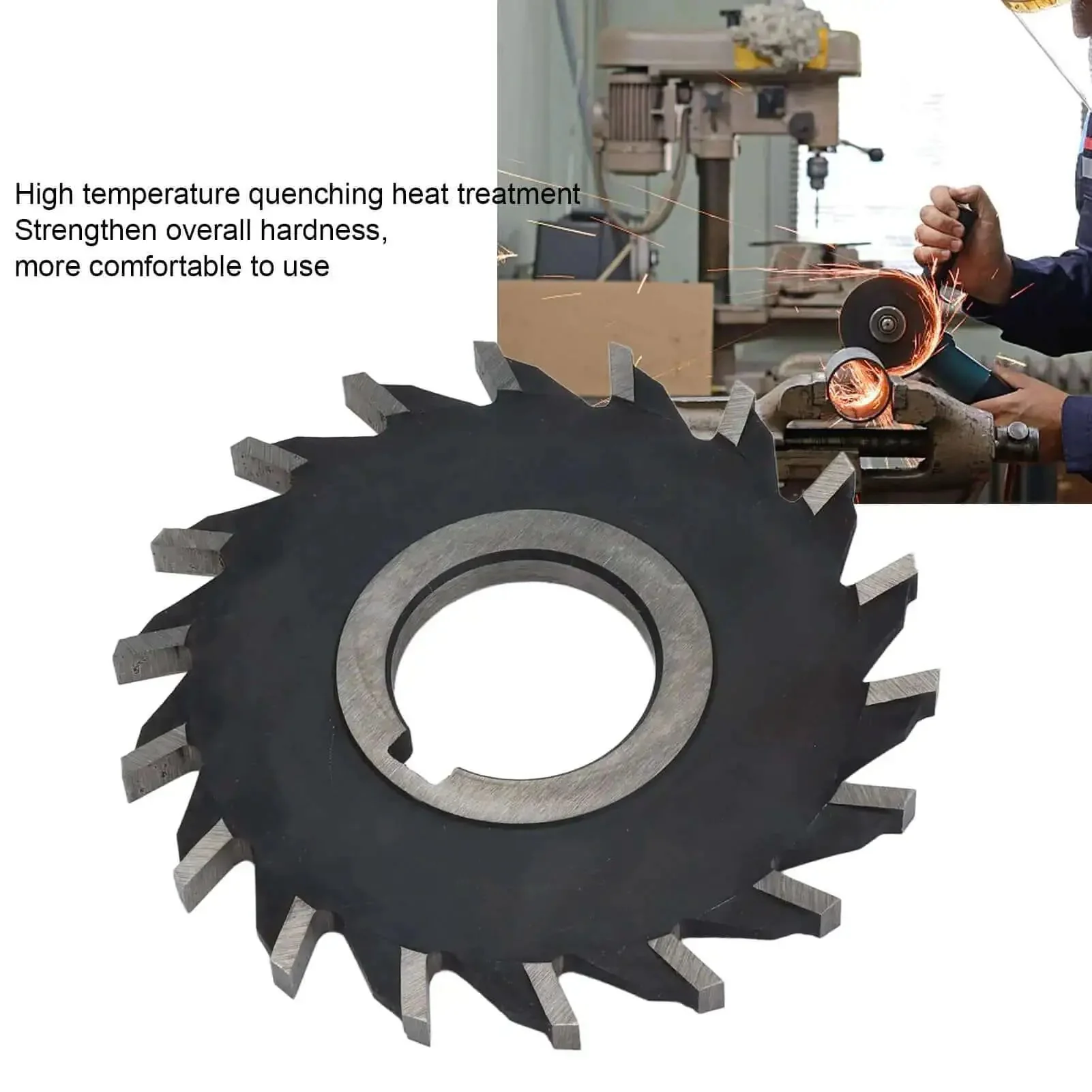Beefy HSS Disk Shaped Milling Cutter Disc Set With 32mm Bore For Quick Gear Cutting In Metalworking And Machining 100x6mm Precision Tool For Heavy Duty Gear Work - Image 6