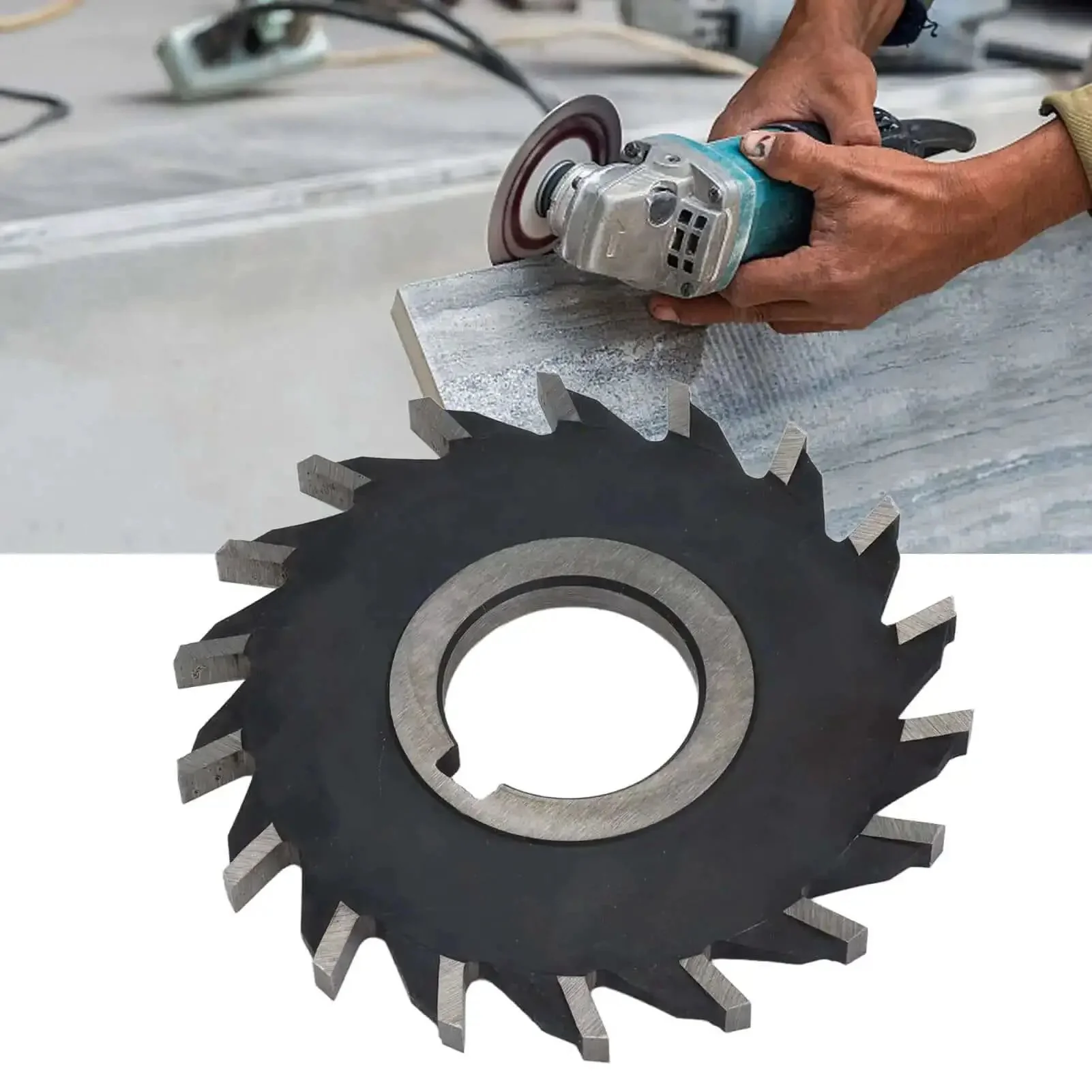 Beefy HSS Disk Shaped Milling Cutter Disc Set With 32mm Bore For Quick Gear Cutting In Metalworking And Machining 100x6mm Precision Tool For Heavy Duty Gear Work - Image 7