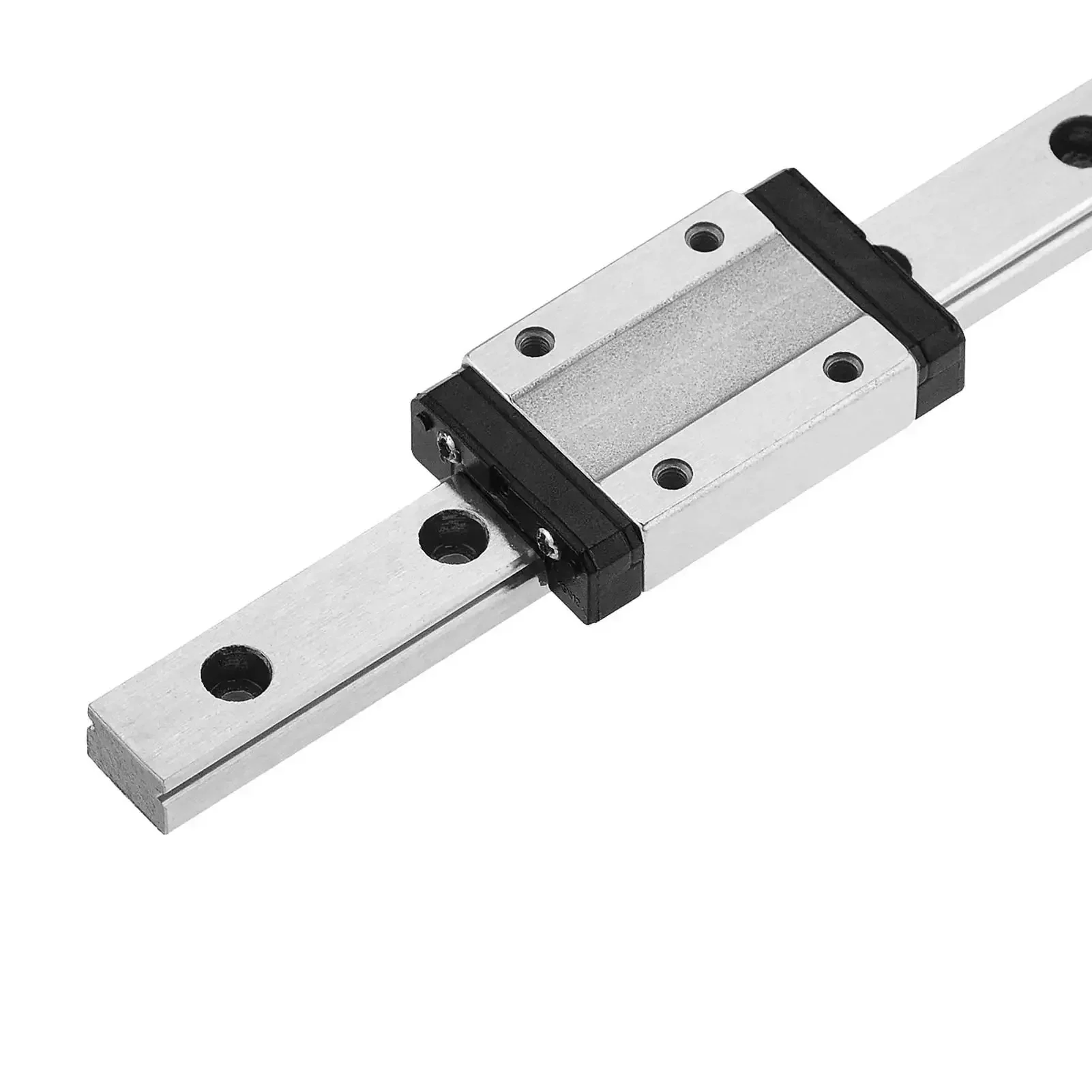 Beefy Linear Rail Guide With 550mm Rail And Carriage Block Heavy Duty Precision For Automatic Equipment Smooth Quiet Motion Dual Anti Fall Strips For Reduced Jams And Safer Shipping - Image 6
