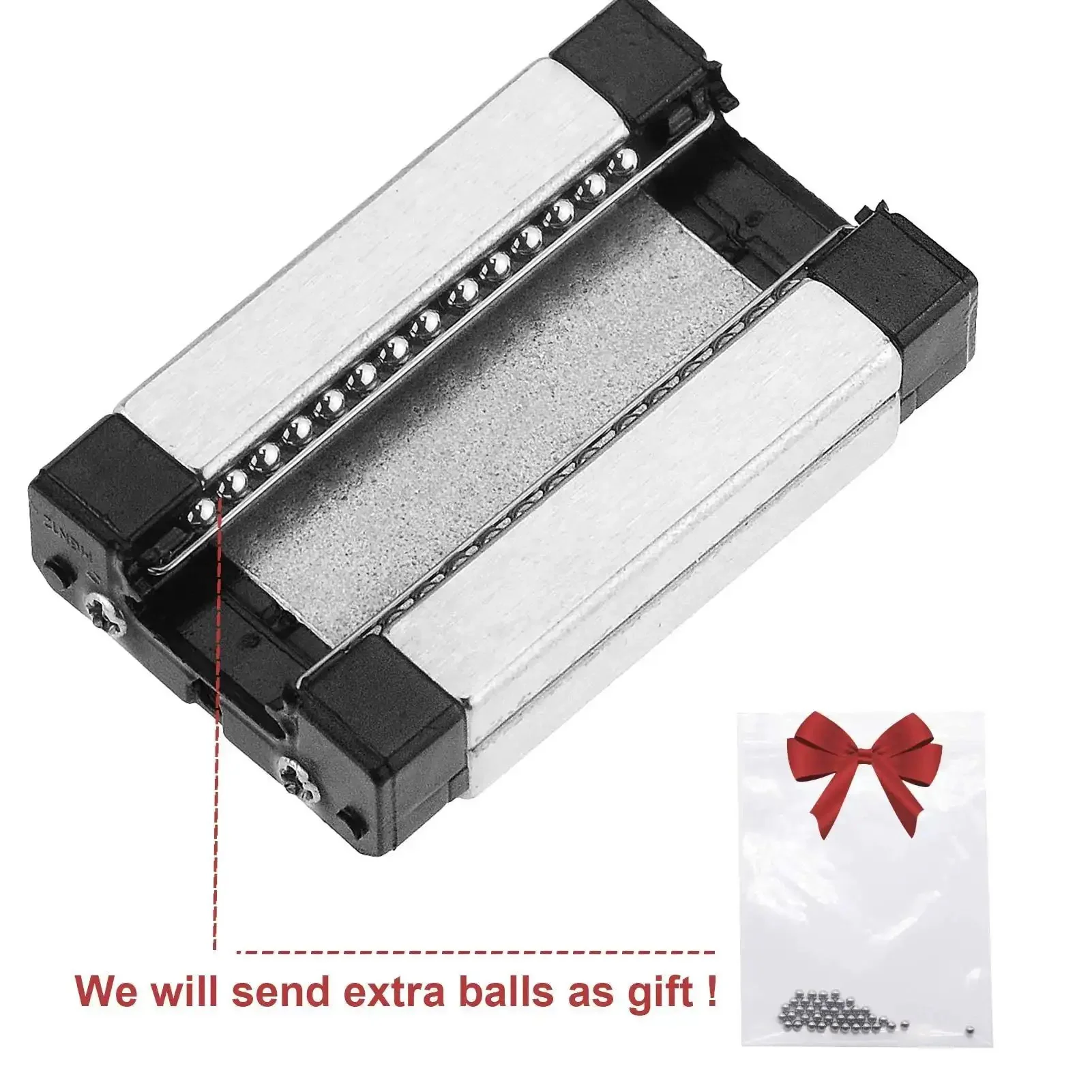 Beefy Linear Rail Guide With 550mm Rail And Carriage Block Heavy Duty Precision For Automatic Equipment Smooth Quiet Motion Dual Anti Fall Strips For Reduced Jams And Safer Shipping - Image 8