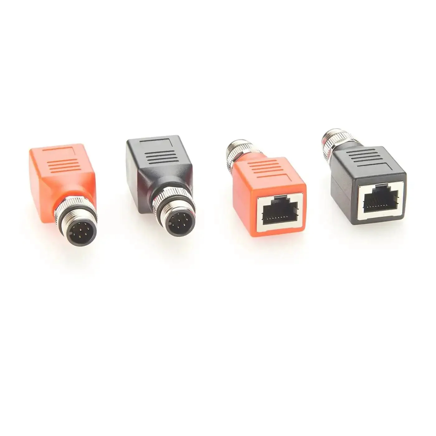 Beefy M12 A Coding 8 Pin To RJ45 Cat6 Shielded Industrial Ethernet Adapter IP67 Bulkhead For GigE Vision Cameras And Industrial Gear Nickel Plated Contacts 1Gbps Max 250MHz Built Tough And Weatherproof - Image 2