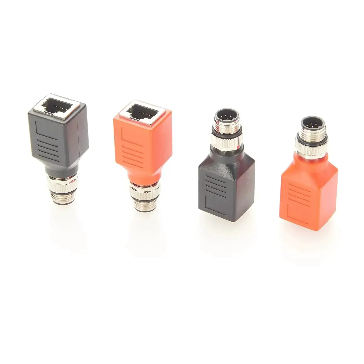 Beefy M12 A Coding 8 Pin To RJ45 Cat6 Shielded Industrial Ethernet Adapter IP67 Bulkhead For GigE Vision Cameras And Industrial Gear Nickel Plated Contacts 1Gbps Max 250MHz Built Tough And Weatherproof - Image 3