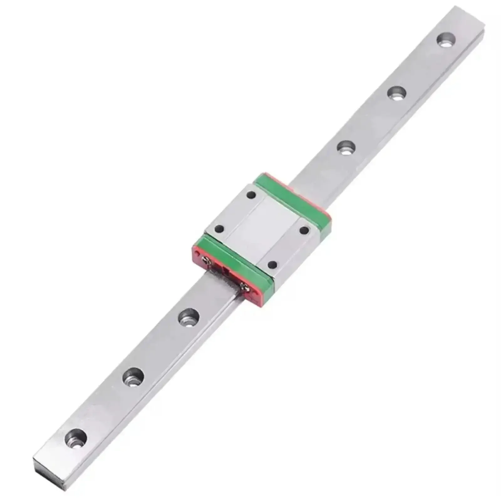 Beefy Miniature Linear Rail Slide Kit 100Mm To 500Mm Travel Slick Guide Carriage Block One Piece Block Smooth Linear Bearing Rail For DIY CNC Machines And 3D Printers
