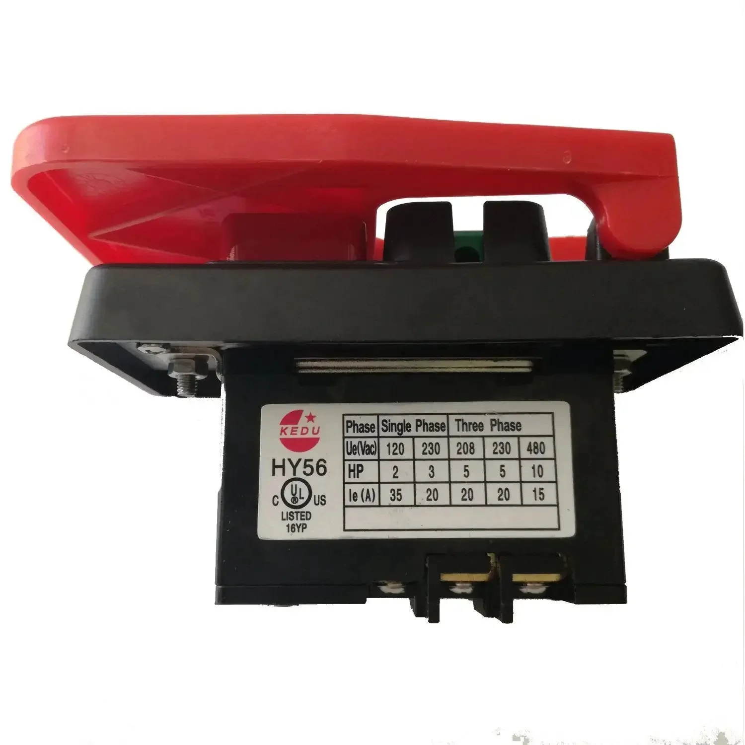 Beefy On Off Push Button Switch With Large Paddle Emergency Stop Cover Padlock Ready Lockable For 15A 220V 35A 380V Use Start Stop Switch For Table Saws DIY Projects - Image 2