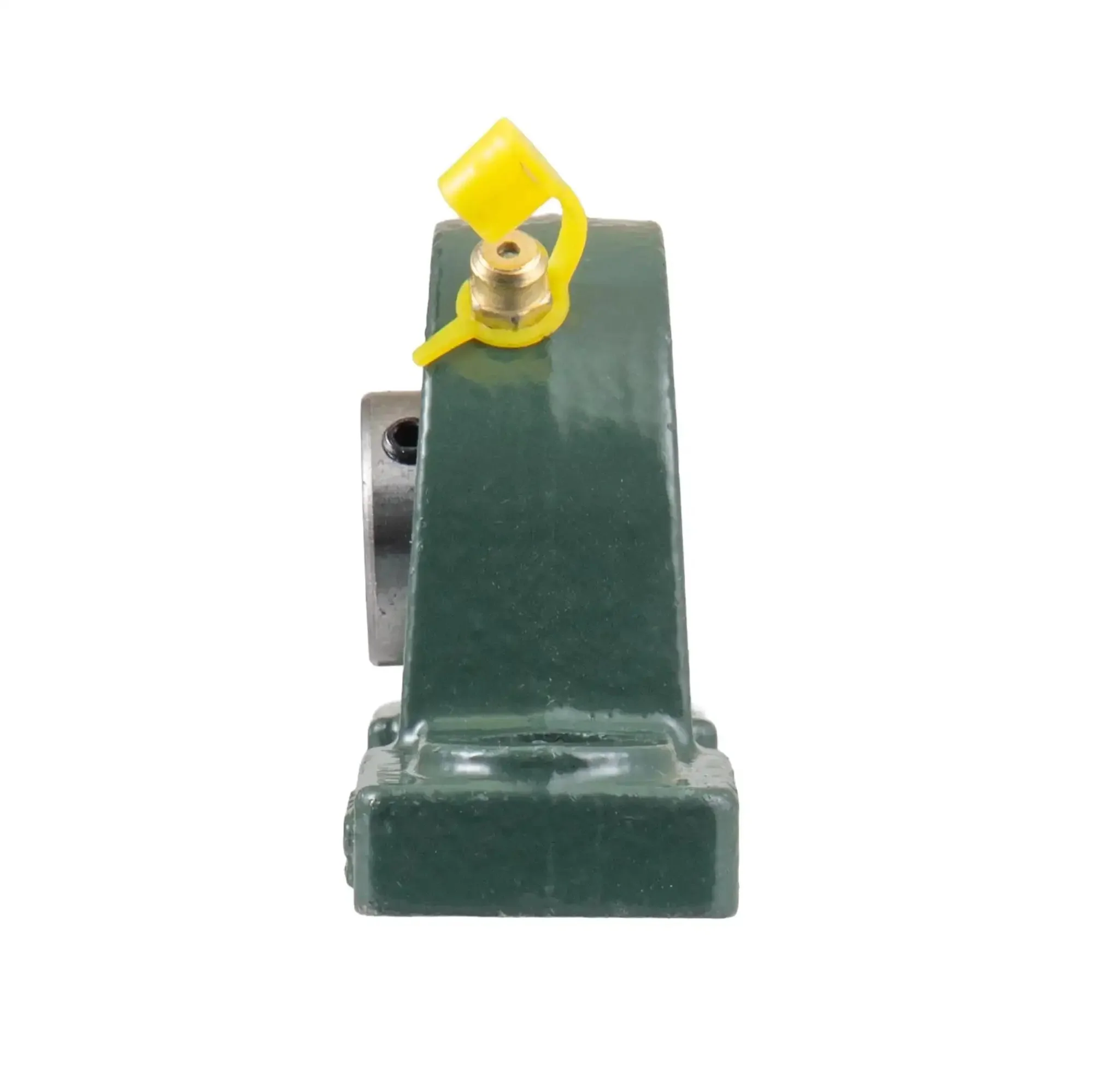 Beefy Pillow Block Bearing One Half Inch Shaft Bore With Solid Cast Iron Base Self Aligning Two Pack Pre Lubricated Industrial Quality Mounts 12mm Holes Center To Center 95mm - Image 3