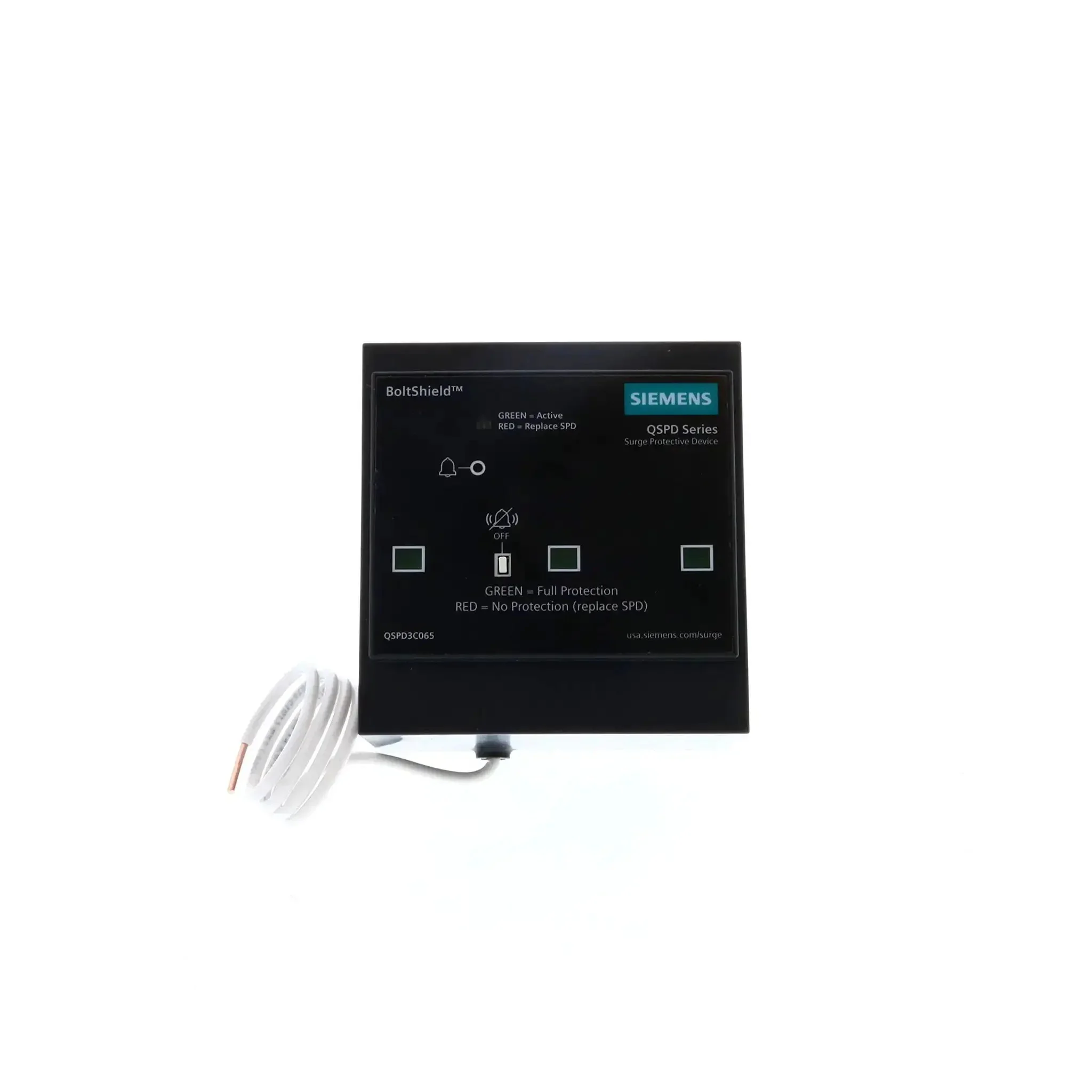 Beefy Plug-In 3-Phase Surge Protector For 120 208V Panels, 65kA Surge Current, 200kA Short-Circuit Rating, 20kA I Nominal, Audible Alarm With Visual Indicator, 4-Wire, Fits Most Panels - Image 4
