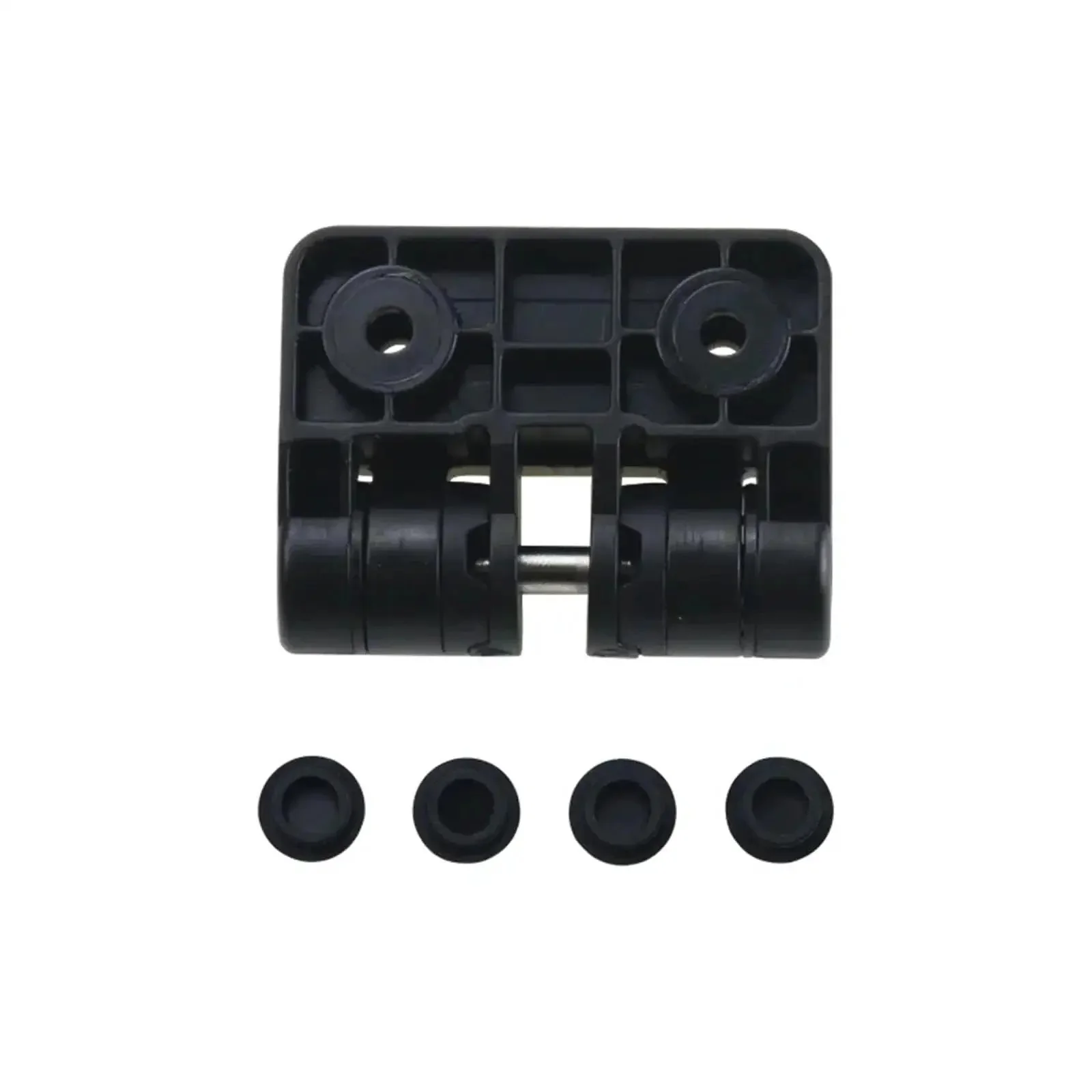 Beefy Positioning Torque 90 Degree Hinge One Piece White Smooth Swivel Action For Cabinets And Gates Easy Install Durable Plastic Door Pivot Great For Cabinets Doors And Gate Enclosures - Image 3