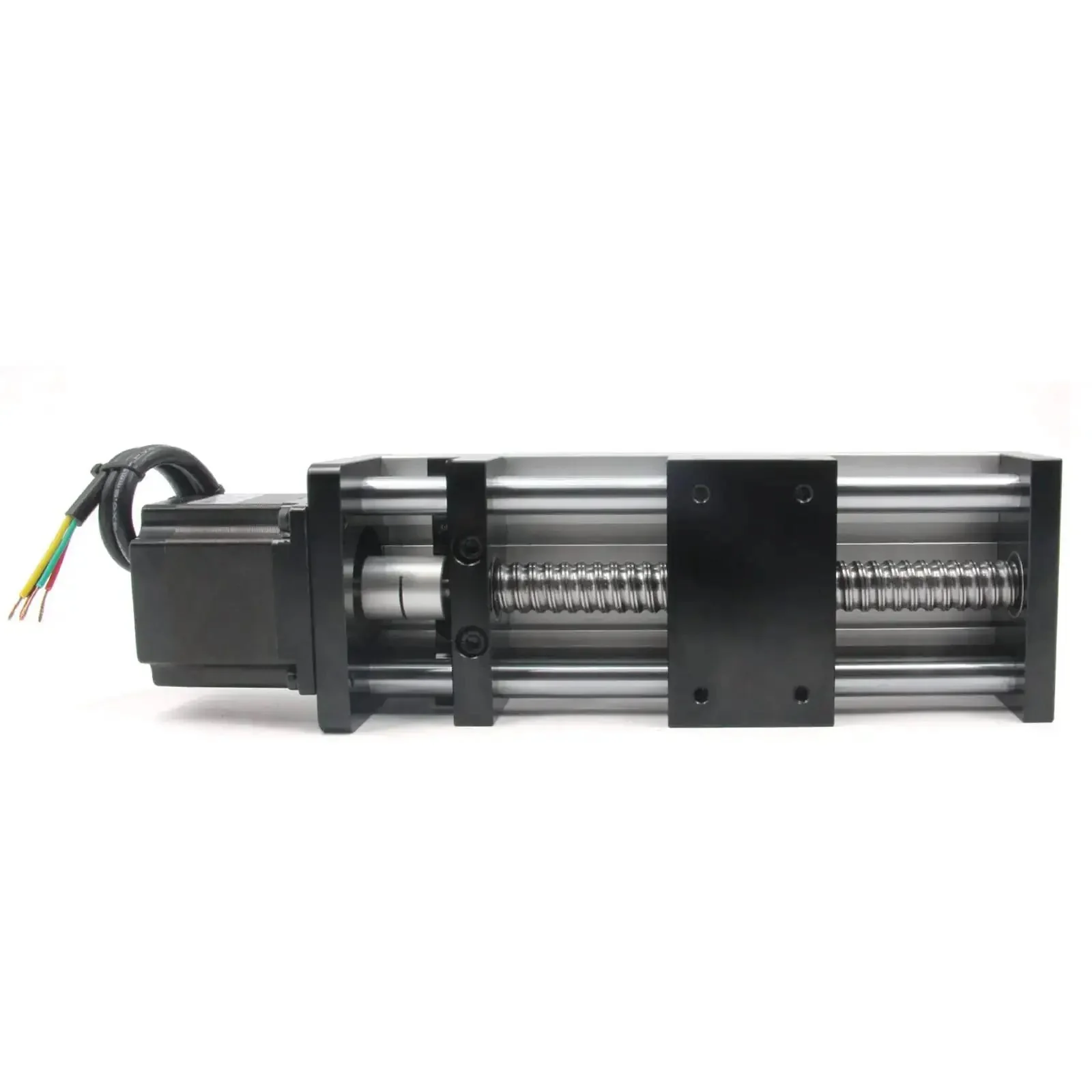 Beefy Pro Grade 100mm Travel Linear Rail Guide With Dual Optical Axis And SFU1605 Ballscrew Nema 23 Stepper Motor Included CNC Router Linear Slide For Smooth Precise Motion - Image 4