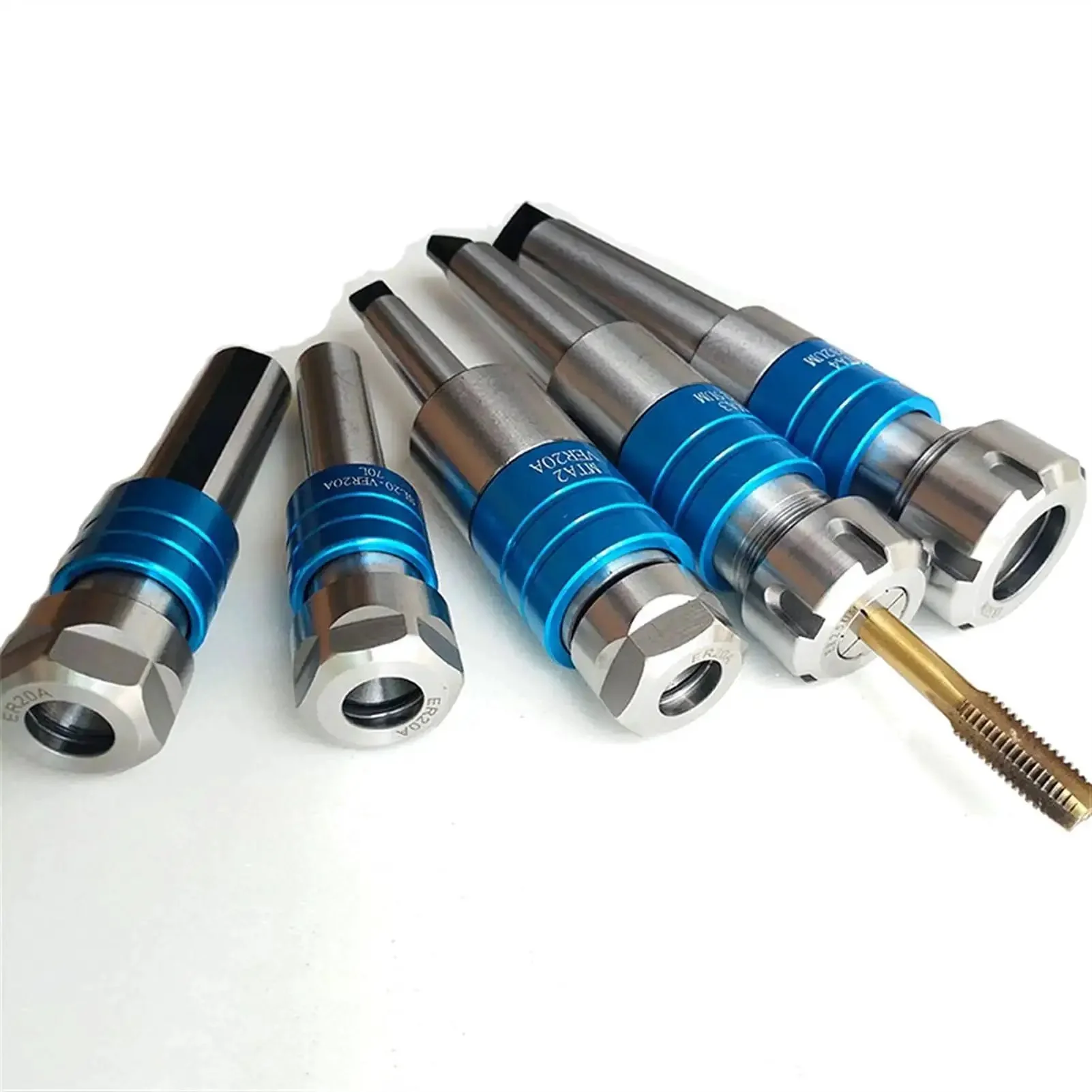 Beefy Pro Grade Morse Taper Lathe Chuck Tool Holder Set MT2 MT3 MT4 ER20 ER25 ER32 Floating Tapping Holder Collet Chuck For CNC Milling Lathe Engraving Machining - Image 2