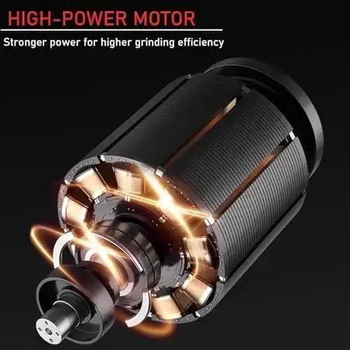 Beefy Pro Grade Pipe Polisher And Belt Sander For Metal Tubes And Round Pipes, 1100W, 6 Variable Speeds, 2 Rollers Plus 3 Roller Option For Rust Removal, Welding Cleanup, Smoothing And Mirror Finish - Image 7