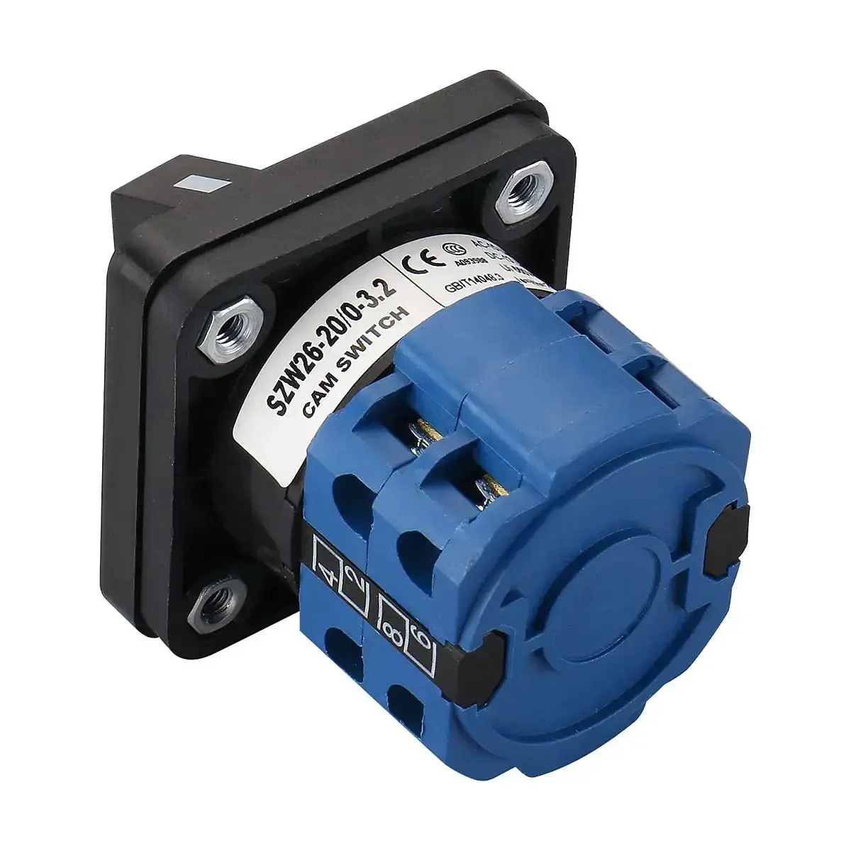 Beefy Rotary Cam Changeover Switch 20A 660V Four Position Selector Switch For Motor Control Power Distribution And Industrial Panels With Eight Terminals SZW26 20 0 3 2 - Image 4