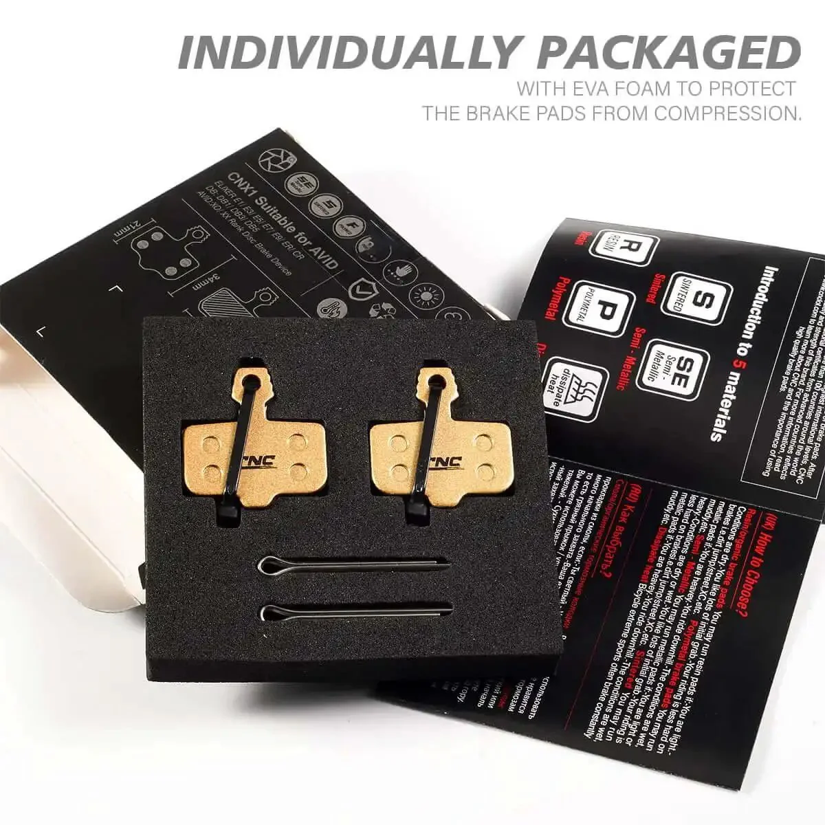 Beefy Semi-Metallic Disc Brake Pads For Mountain Bikes With Resin And Kevlar Blend With Ceramic Powder, Ready For All Weather Braking, Smooth Modulation, Quiet Stop, Compatible With Popular Hydraulic Calipers And MTB Setups, Durable And Long-Lasting - Image 7