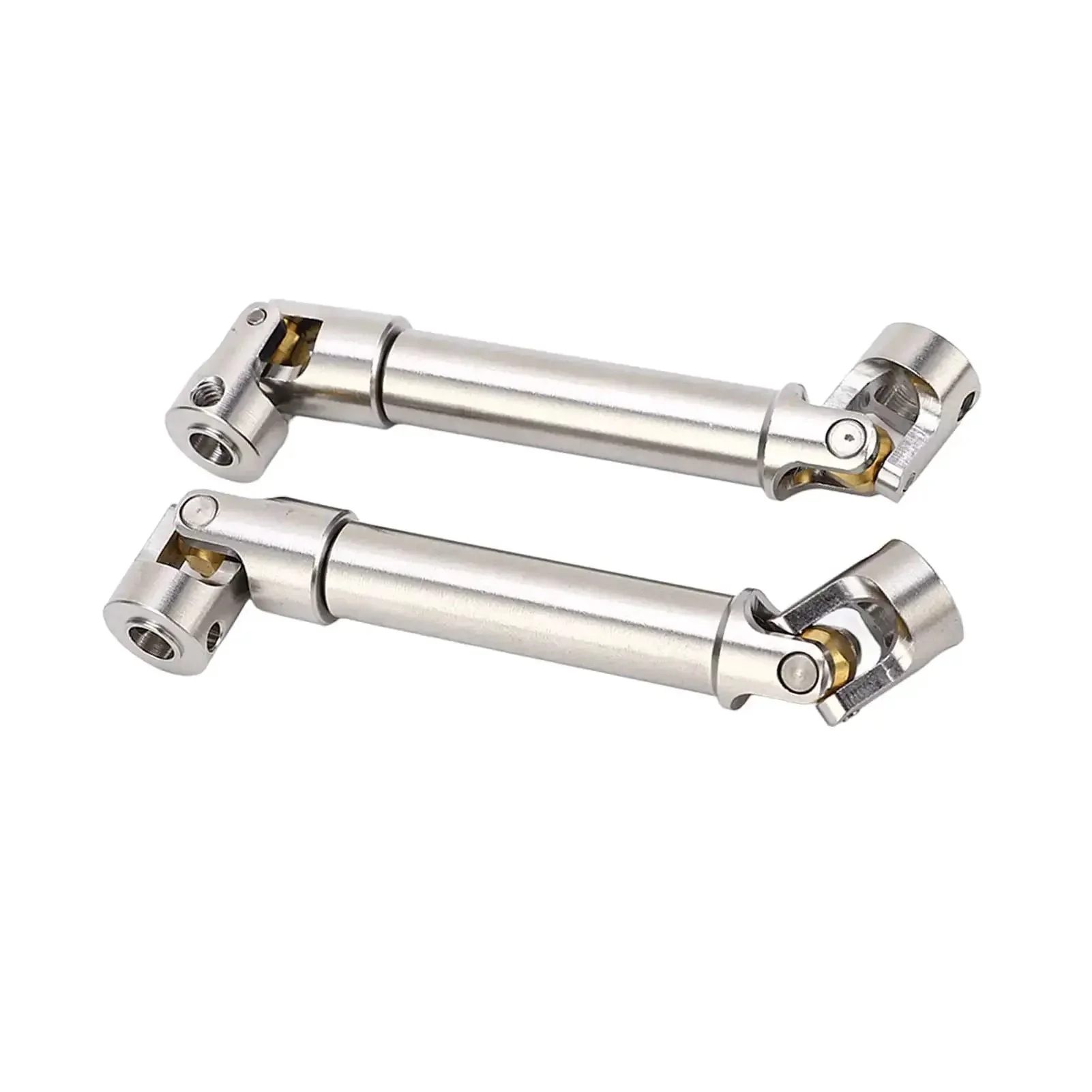 Beefy Stainless Steel RC Drive Shaft M4 2 Pack For 1/10 Scale Crawlers With Universal Six Tooth Spline Brass Ball End 91mm Easy Install Durable Crawler Axle Link For Heavy Duty Off Road RC Fun - Image 6