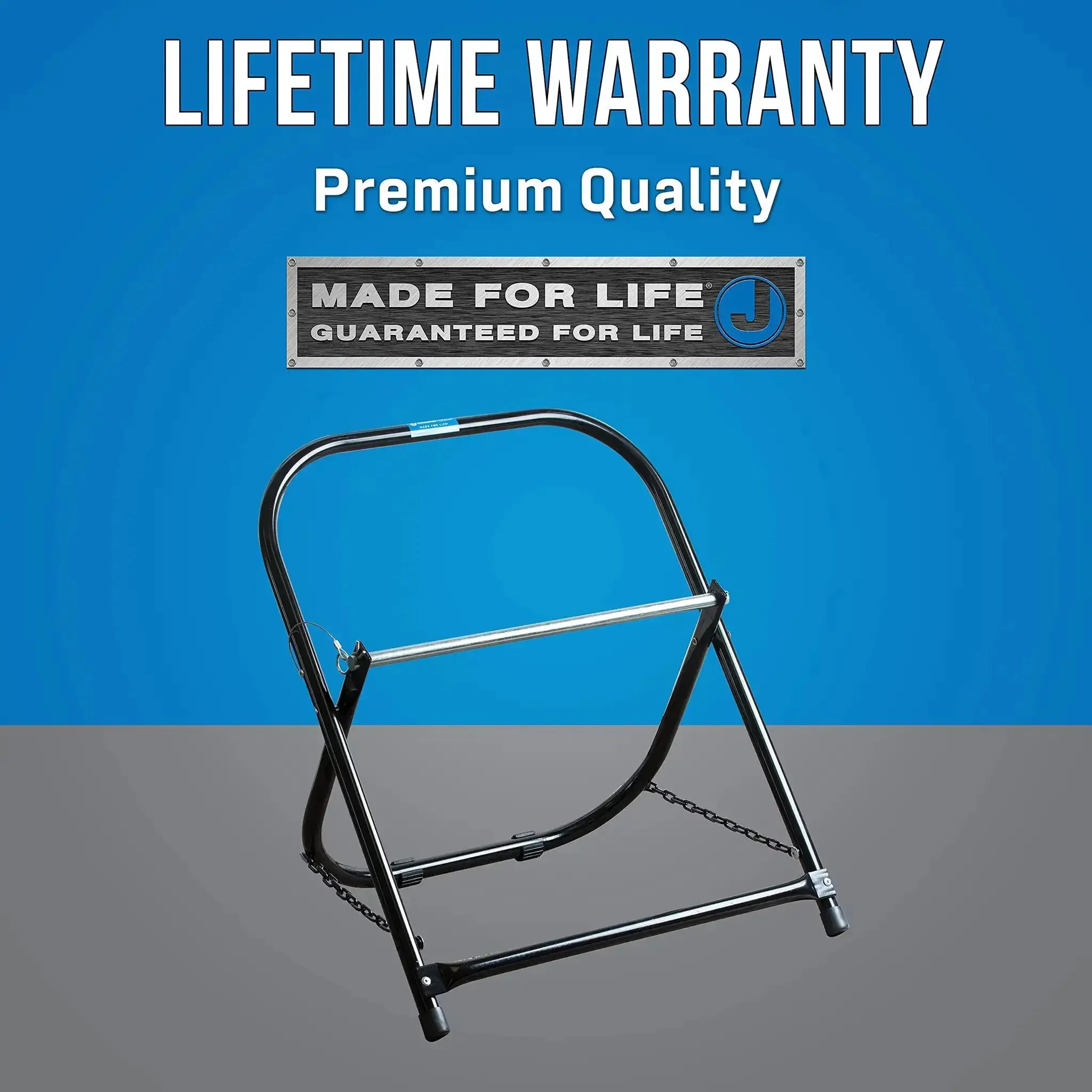 Beefy Steel Cable Caddy For Reels Up To 20 Inches In Diameter And 100 Lb Capacity With A Stable Two Leg Design, Easy Floor Setup, And Smooth Load Handling For Quick Cable Spool Changes - Image 2