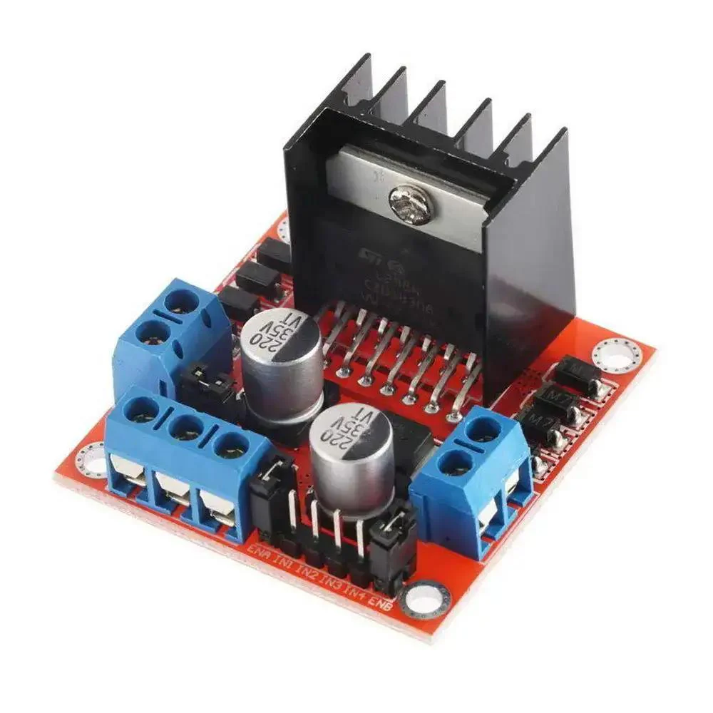 Beefy Stepper Motor Driver Board Module L298N Dual H Bridge DC Motor Controller Arduino Compatible High Current Up To 3A Peak 2A Continuous 46V Operation Low Heat Strong Interference Rejection Drives One Two Phase Stepper Or Two DC Motors - Image 2