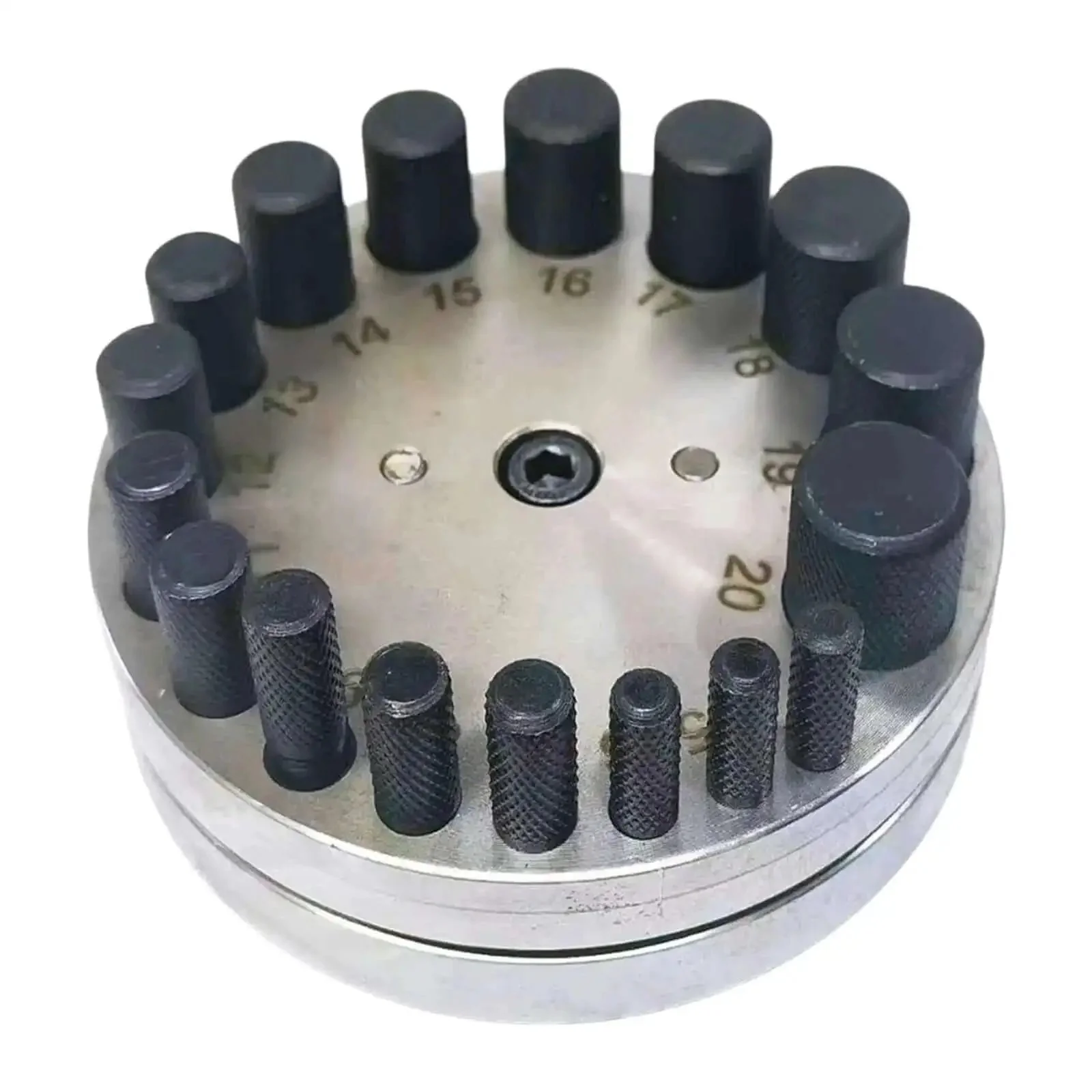 Beefy Workhorse Round Disc Cutter Kit With 17 Dies For Jewelry Making And Metalworking, Durable Steel Construction, Punch Diameters From 4mm To 20mm, Ideal For DIY Crafting, Jewelry, Metal Art, And Pro Projects - Image 2