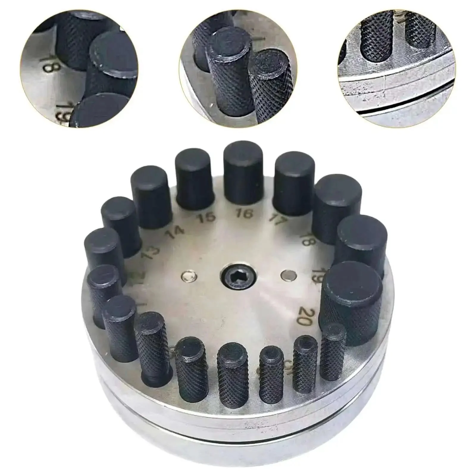 Beefy Workhorse Round Disc Cutter Kit With 17 Dies For Jewelry Making And Metalworking, Durable Steel Construction, Punch Diameters From 4mm To 20mm, Ideal For DIY Crafting, Jewelry, Metal Art, And Pro Projects - Image 6