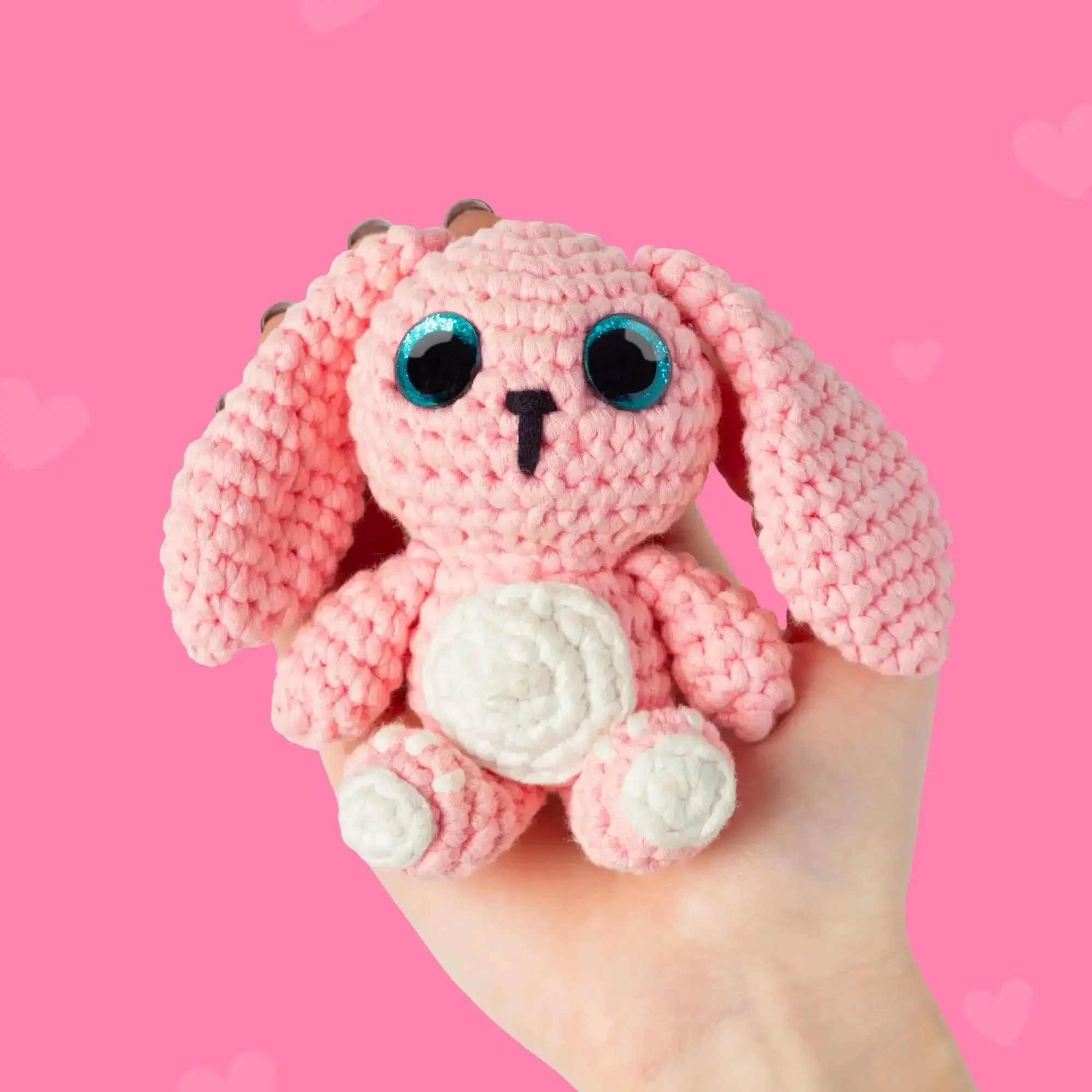 Beginner Crochet Kit Gift Set For Crafting Bunny Lola Amigurumi Plushie Easy DIY Crochet And Knitting Starter Includes Full Video Tutorial And PDF Guides - Image 4