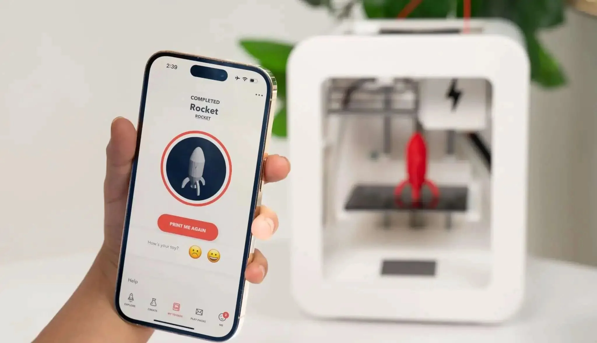 Beginner Friendly 3D Printer For Kids With Easy Setup And Safe Design, Free App Access To 7,000 Digital Toys, One Filament Included, Simple, No Fuss Printing For Fun STEM Projects - Image 5