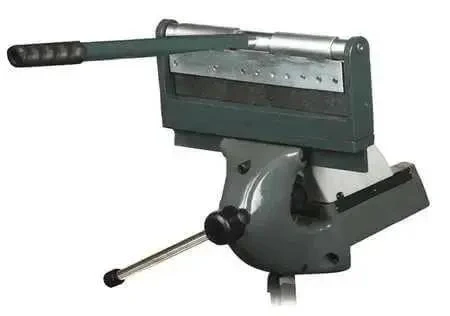 Bench Vise Pan And Box Brake Kit For 5 Inches Or Larger Vises With Pro-Grade Removable Bending Fingers And Bending Jaw Lever, 35 By 17 By 3 Inches, Includes Four Sizes Of Bending Fingers And Jaw, Black - Image 2