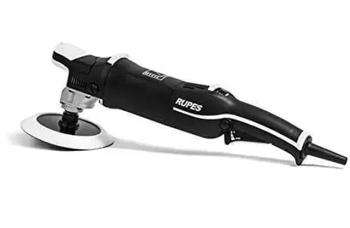 Big Foot Rotary Polisher LH19E Standard Kit With Heavy Duty Nine Meter Cord High Torque Drive And Yellow BR150M Fine Foam Pad For Safe Paint Correction And Finishing And Pro Grade Auto Detailing At Home Or Shop - Image 6