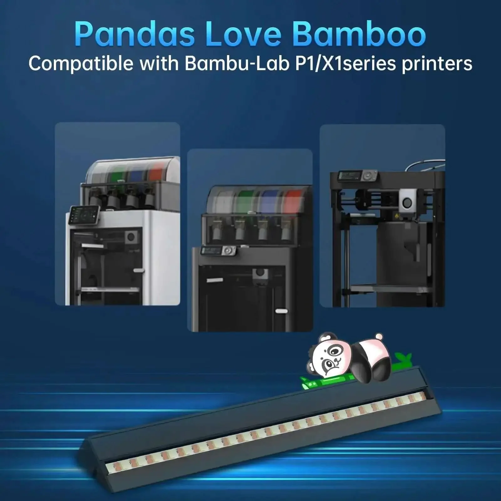 BIQU Panda Lux LED Light Strip Upgrade Kit For Bambu Lab P1S P1P X1C X1E 5V 0.3A Easy Install With Seamless Printer Integration And Plug And Play Power Direct From The Printer - Image 6