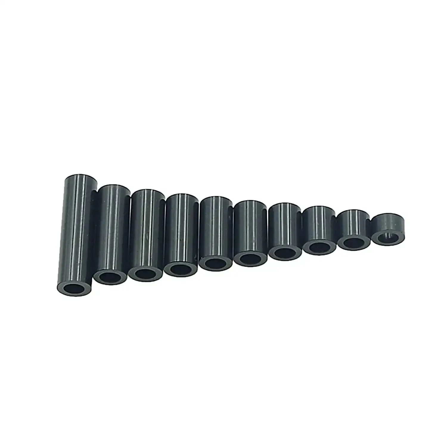 Black ABS Round Spacers Kit For M4 Screws, Unthreaded Standoffs, Metric 7Mm OD By 4.2Mm ID, 10 Size Range From 4Mm To 25Mm, 120 Pieces, Great DIY Electronics Hardware Pack - Image 4