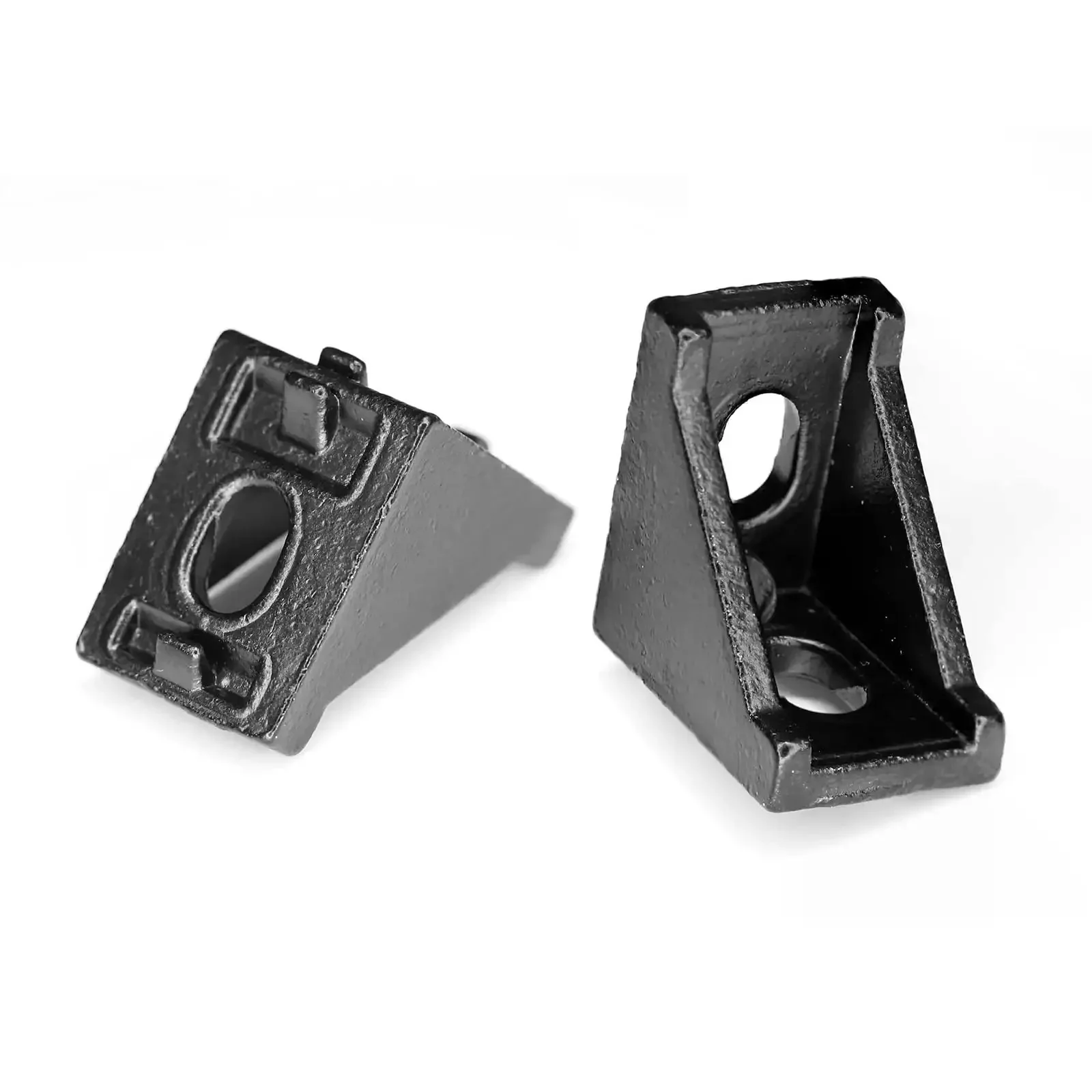 Black Corner Brackets For 2020 Aluminum Extrusion T Slot Set Of 20 6mm Compatible Box Packed With Screws Perfect For CNC DIY 3D Printer Projects And Industrial Bracket Making Rustproof Zinc Alloy With Sand Blasted Finish - Image 5