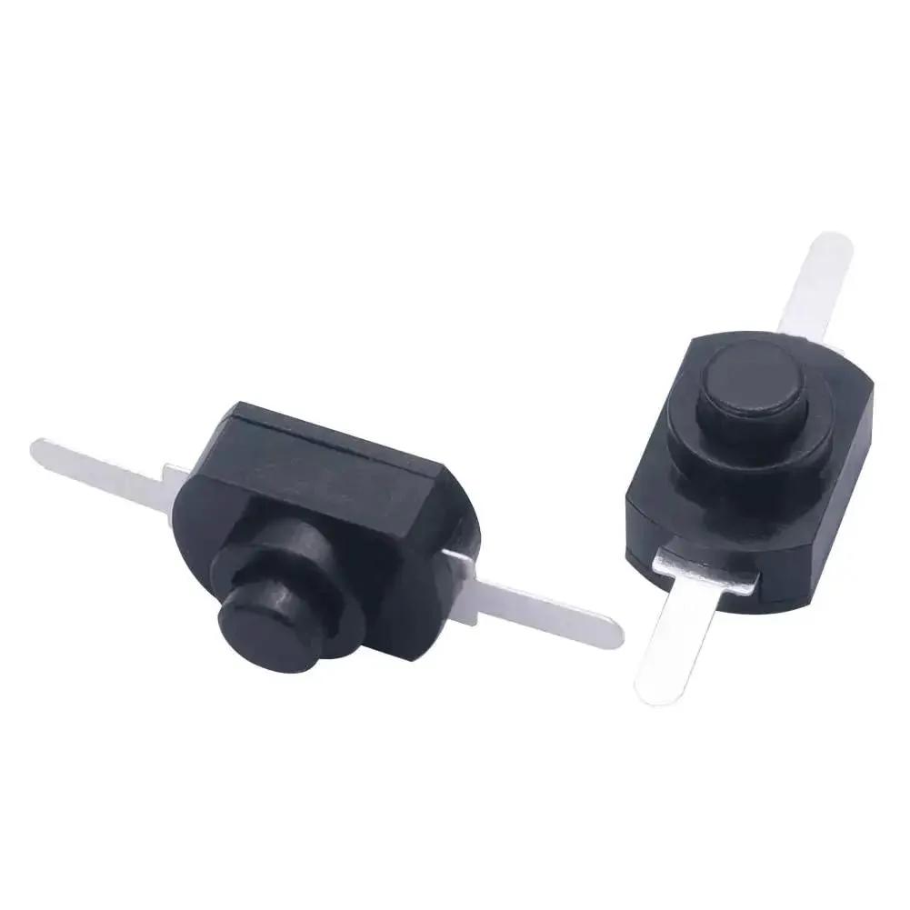 Black Latching Mini On Off Push Button Switch Self Lock Micro Switch 2 Pin DC 30V 1A For Flashlights Lamps DIY Projects SMD Type 12x8x8mm Compact 2 Pin Mounting With Durable Black Finish Ideal For Wall Outlets Battery Torches - Image 3