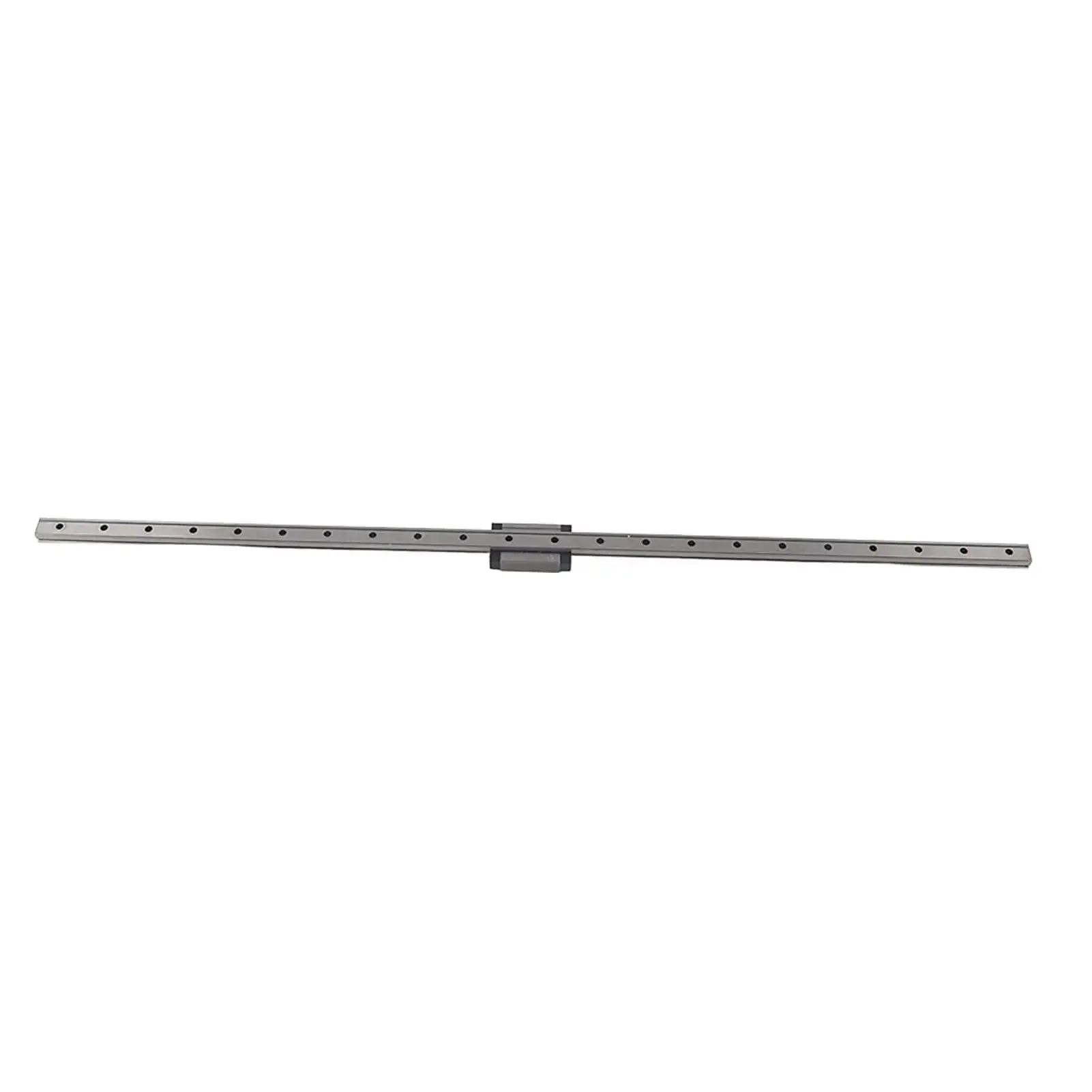 Black Linear Rail Guide 12mm Wide 550mm Length Miniature Precision Linear Motion System With Four Point Contact Block For Small Automation Projects Pro - Image 9