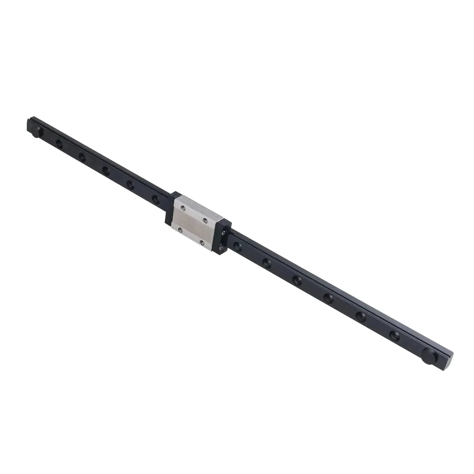 Black Miniature Linear Rail Slide Kit With MGN12 Guide And MGN12H Carriage, Includes One MGN9H Block, Precision Linear Motion System For CNC, Smooth Sliding, Built Tough Black Finish, Ideal For Tight Tolerances - Image 5