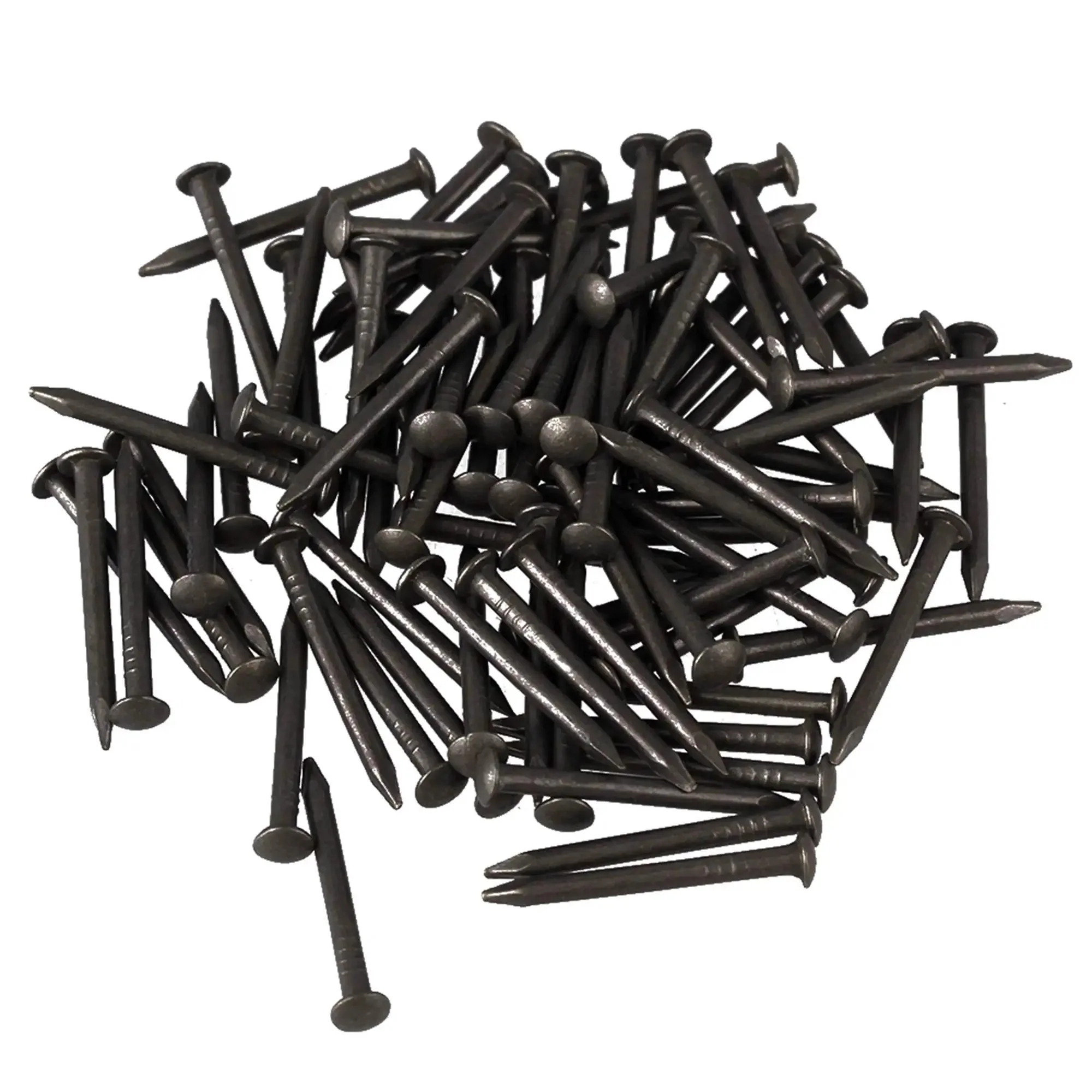 Black Round Head Miniature Wood Screws Nails For Furniture Decor 0.71 Inch Long 1.8 Cm Small Nails Pack Of 50 For Craft Projects And Drawer Upgrades For Do It Yourself Home Makeovers