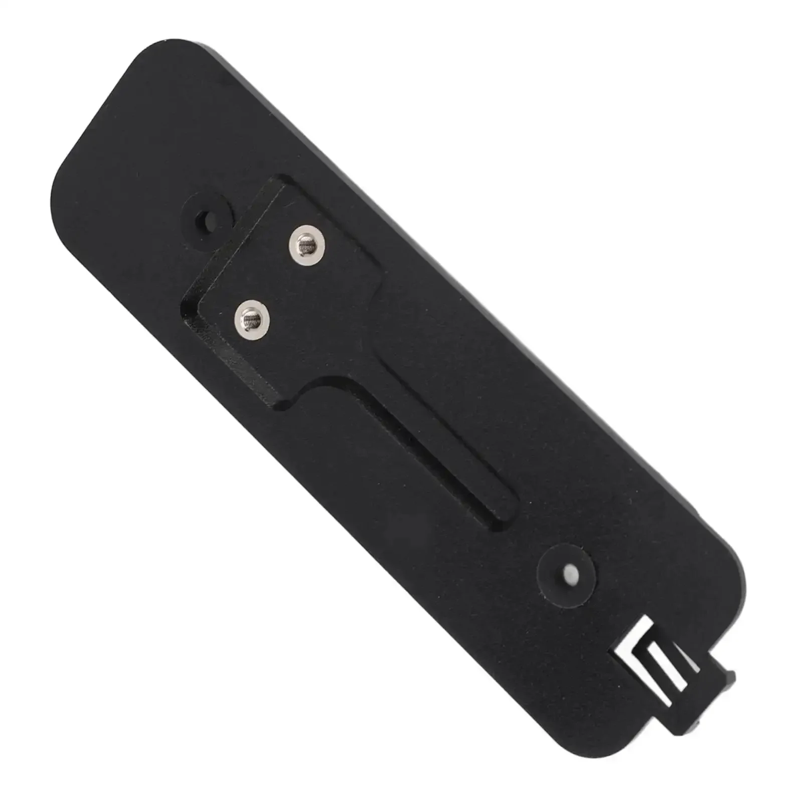 Black Video Doorbell Back Plate Replacement Part With Hooks, Easy Install Back Plate Kit, Lightweight Durable Plastic Mount For Video Doorbell, Includes Hardware For Quick Install, Low Profile Black Finish - Image 4