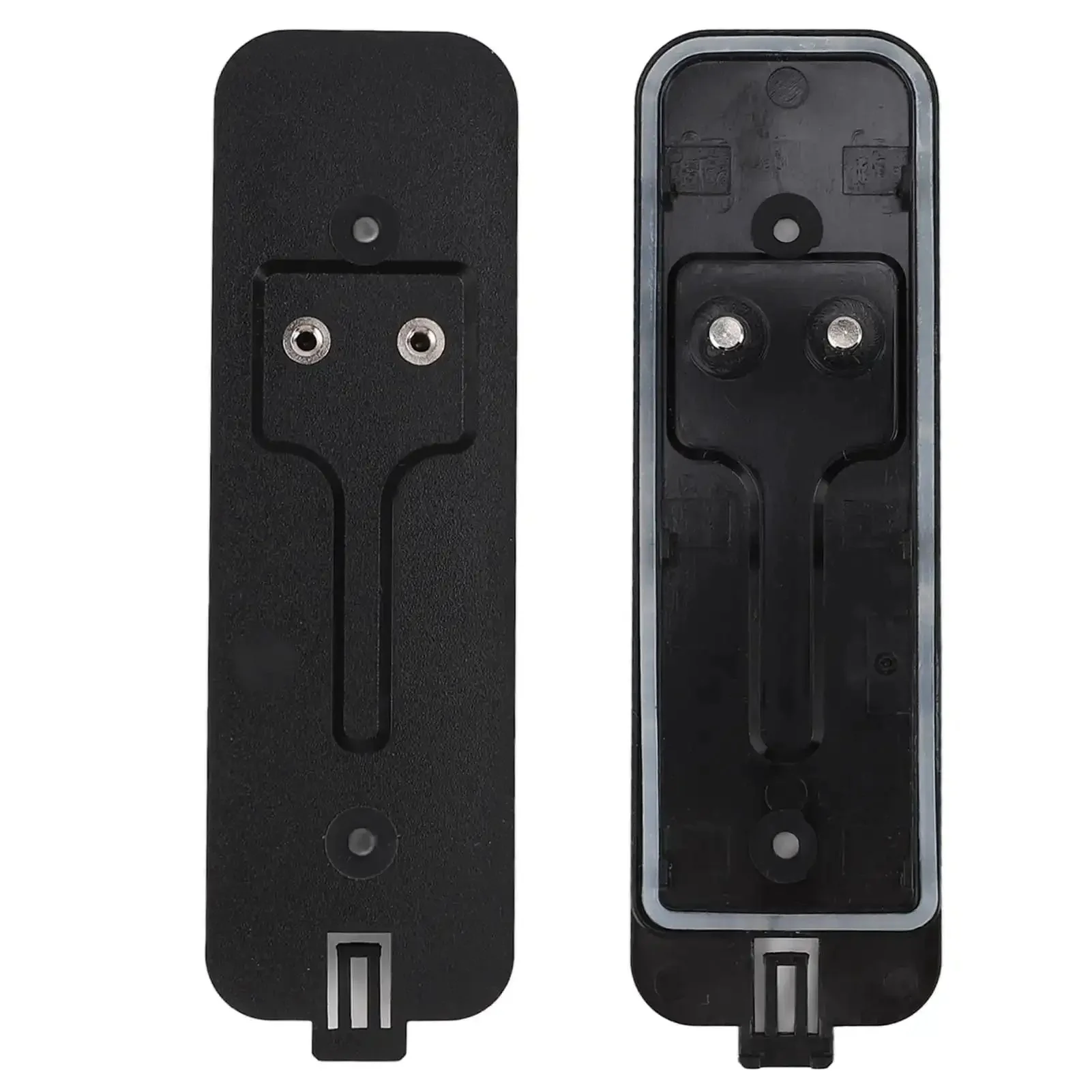 Black Video Doorbell Back Plate Replacement Part With Hooks, Easy Install Back Plate Kit, Lightweight Durable Plastic Mount For Video Doorbell, Includes Hardware For Quick Install, Low Profile Black Finish - Image 5