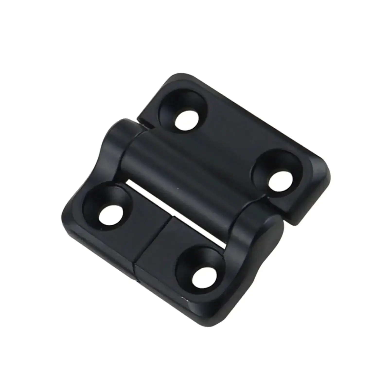 Black Zinc Alloy Torque Hinge Square Industrial Gate Hinge For Electrical Equipment, Stops Freely At 2.3 N.m, Heavy Duty High Torque, Quiet Smooth Action, Durable Black Finish, 1 Piece, Built For Tough Jobs