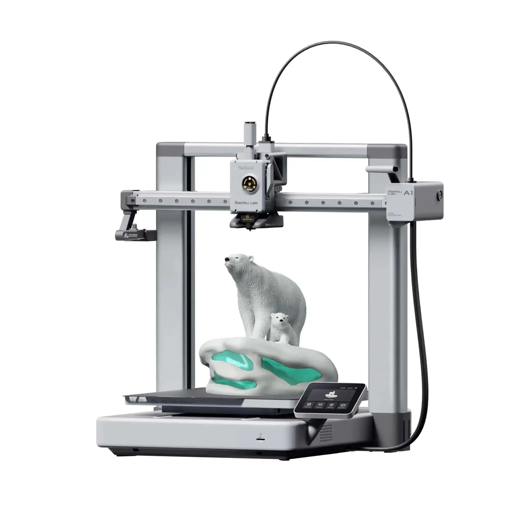 Blazing Fast Multi Color 3D Printer With Full Auto Calibration, Active Flow Rate Compensation, And AMS Lite For Smooth Multi Filament Printing, Ultra Quiet Under 48dB, 256mm Cube Build Volume, High Speed And Precision