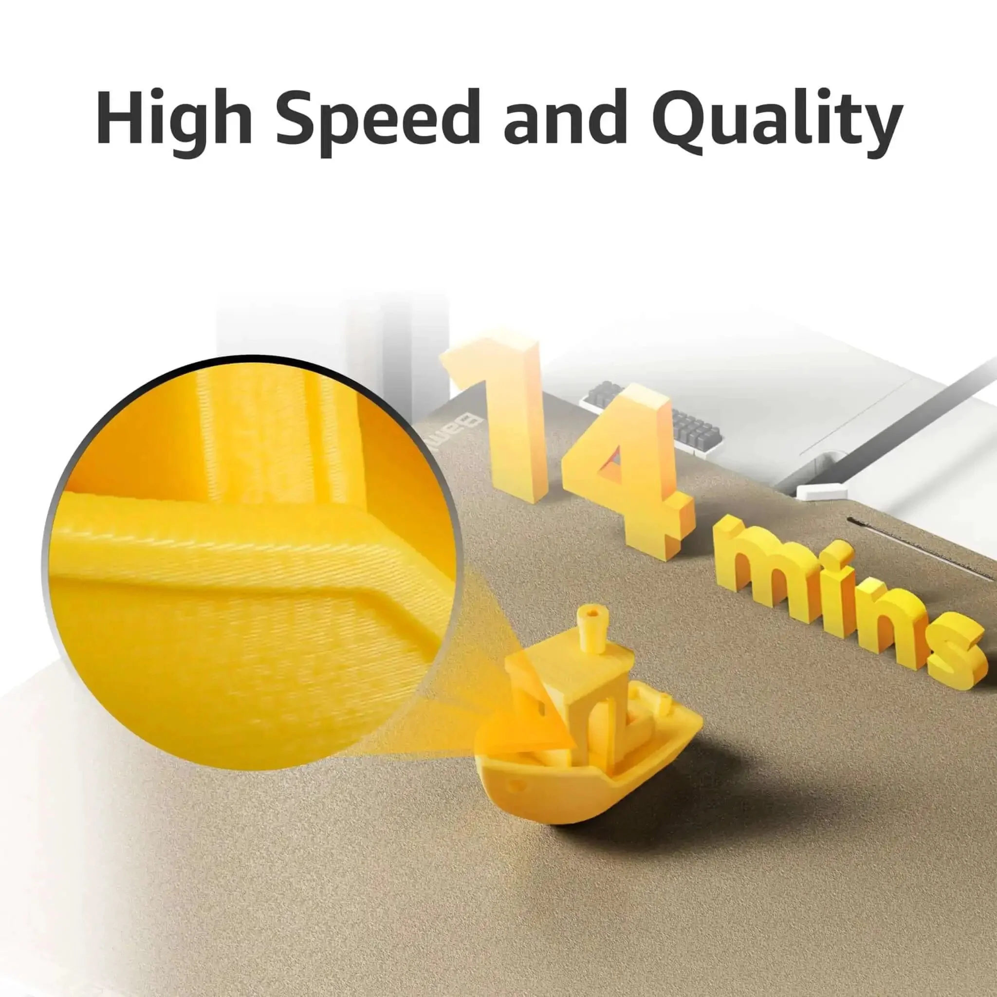 Blazing Fast Multi Color 3D Printer With Full Auto Calibration, Active Flow Rate Compensation, And AMS Lite For Smooth Multi Filament Printing, Ultra Quiet Under 48dB, 256mm Cube Build Volume, High Speed And Precision - Image 6