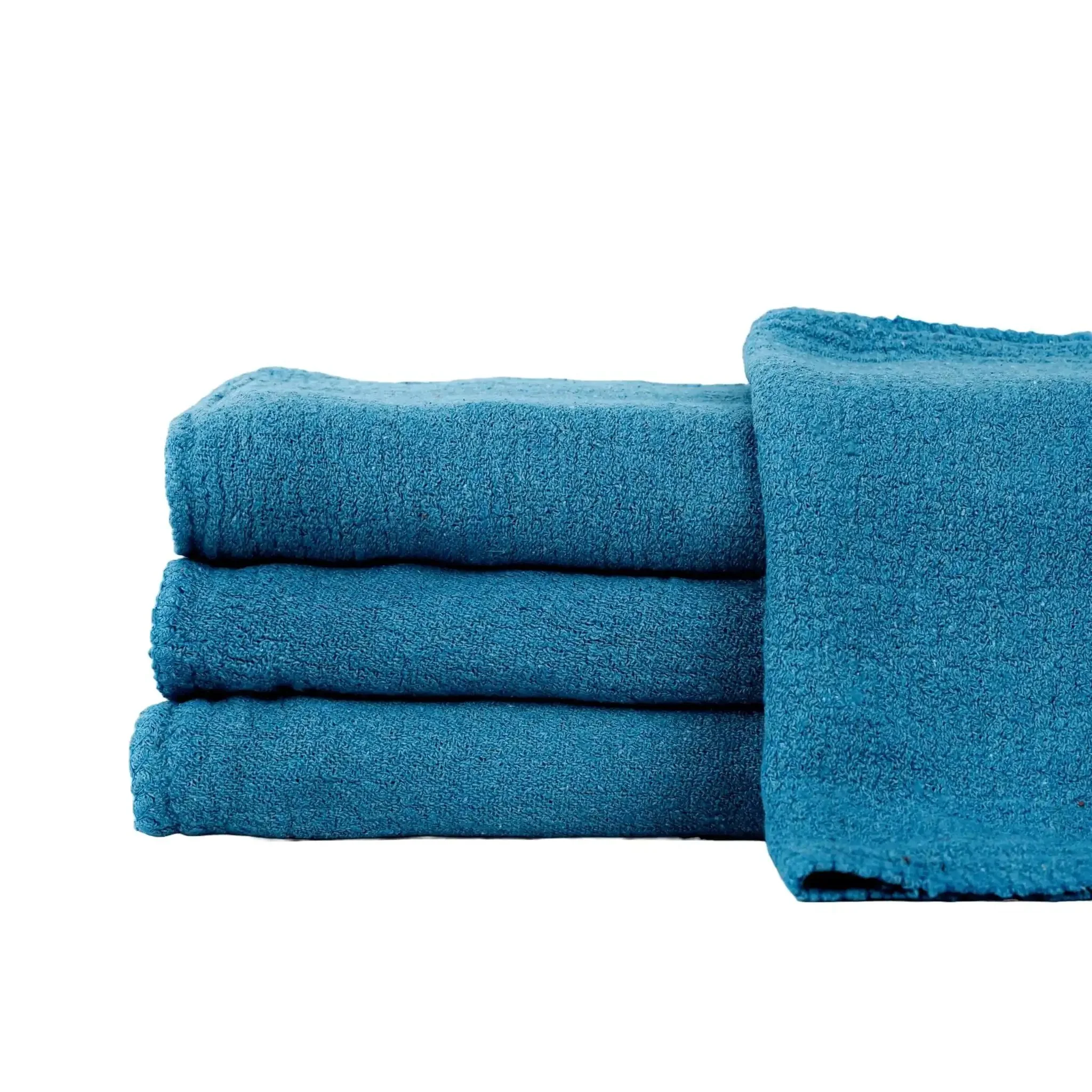 Blue 12x14 Inch Shop Towels Pack Of 50 Plus 5 Bonus Reusable Cleaning Rags For Garage Auto Painting Kitchen Bar Tough As Nails 100 Percent Cotton Absorbent Towels Workhorse