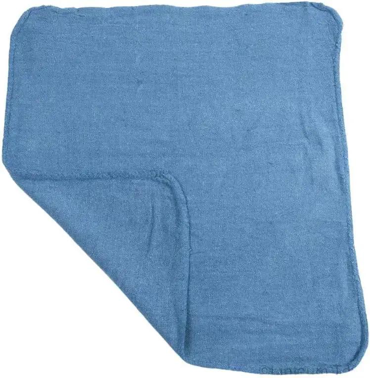 Blue 12x14 Inch Shop Towels Set Of 50 Reusable 100 Percent Cotton Cleaning Cloths For Auto Shop Mechanic Garage Kitchen Industry Home Highly Absorbent Lint Free Bulk Rags - Image 5